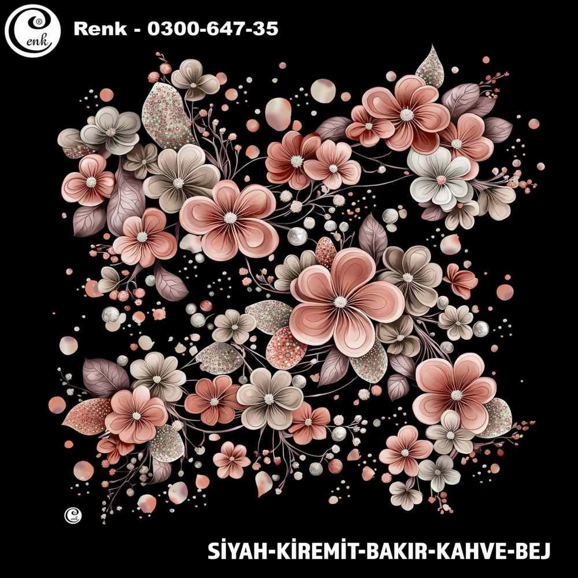 Cenk Desenli Oyalık Yazma 647-35