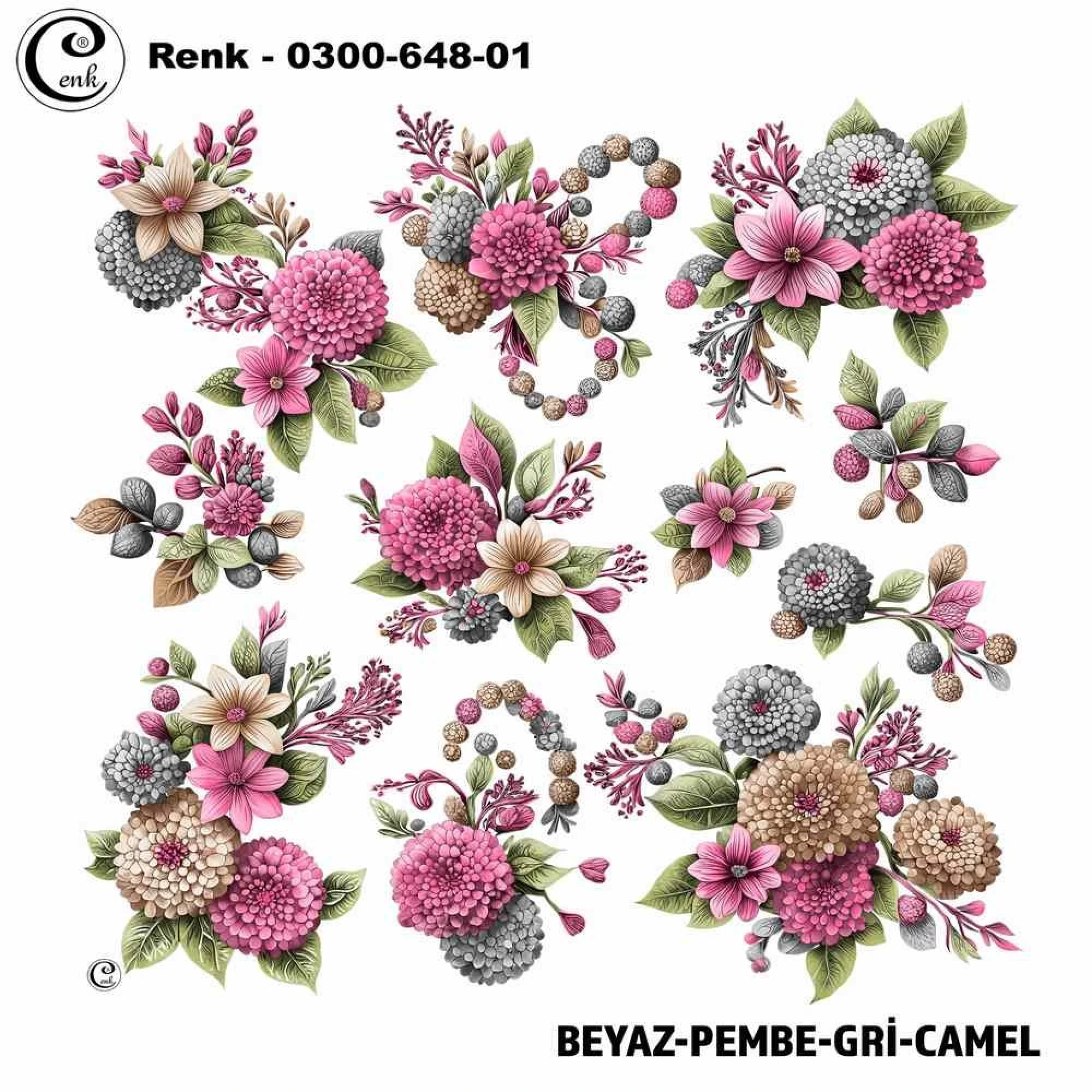 Cenk Desenli Oyalık Yazma 648-01