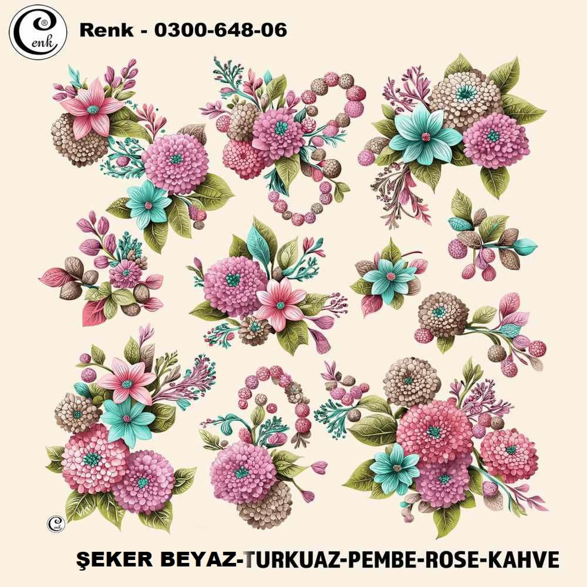 Cenk Desenli Oyalık Yazma 648-06