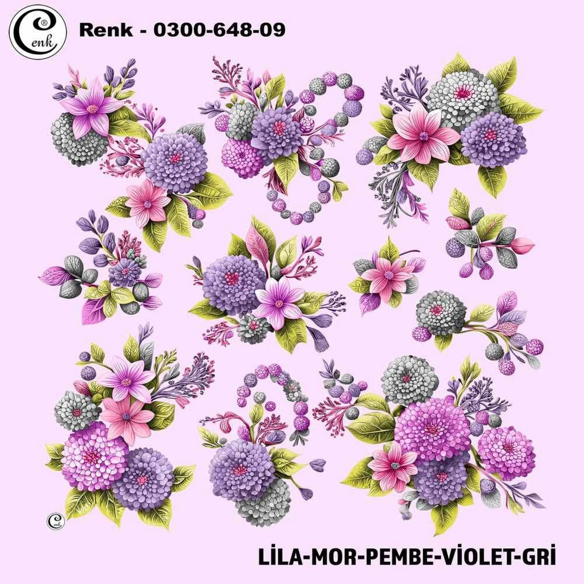 Cenk Desenli Oyalık Yazma 648-09
