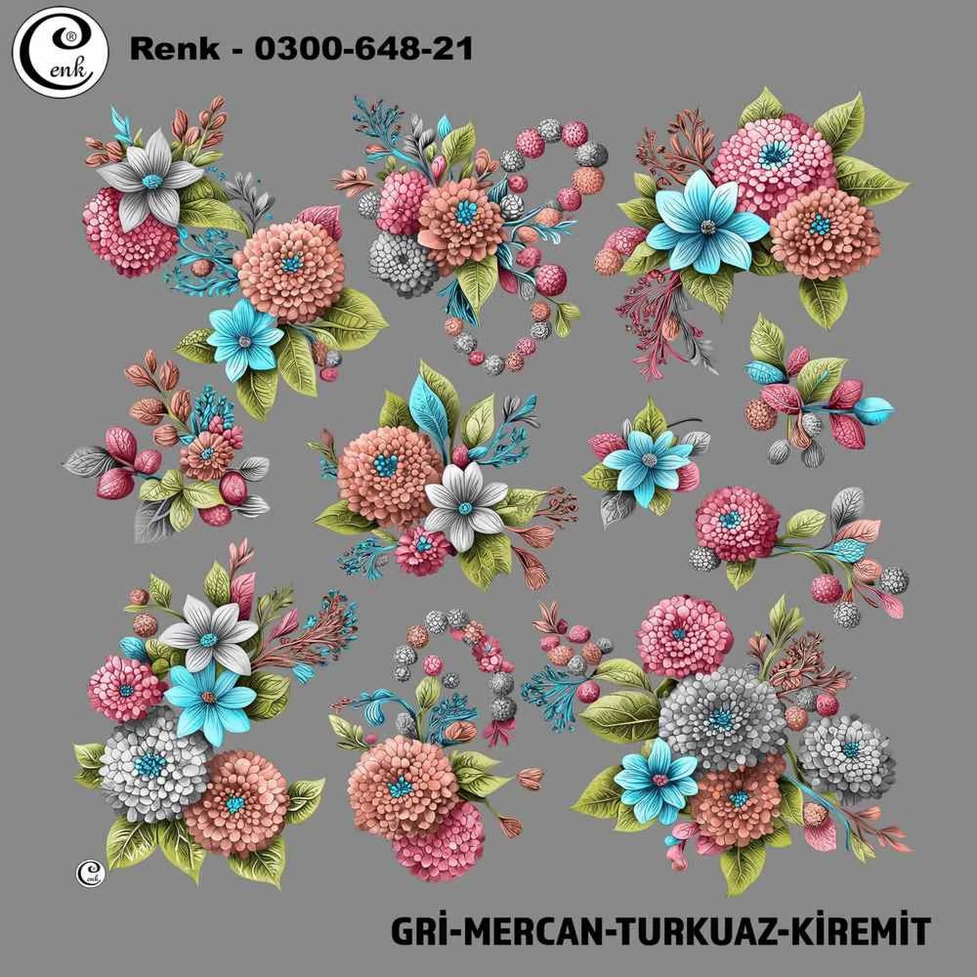 Cenk Desenli Oyalık Yazma 648-21