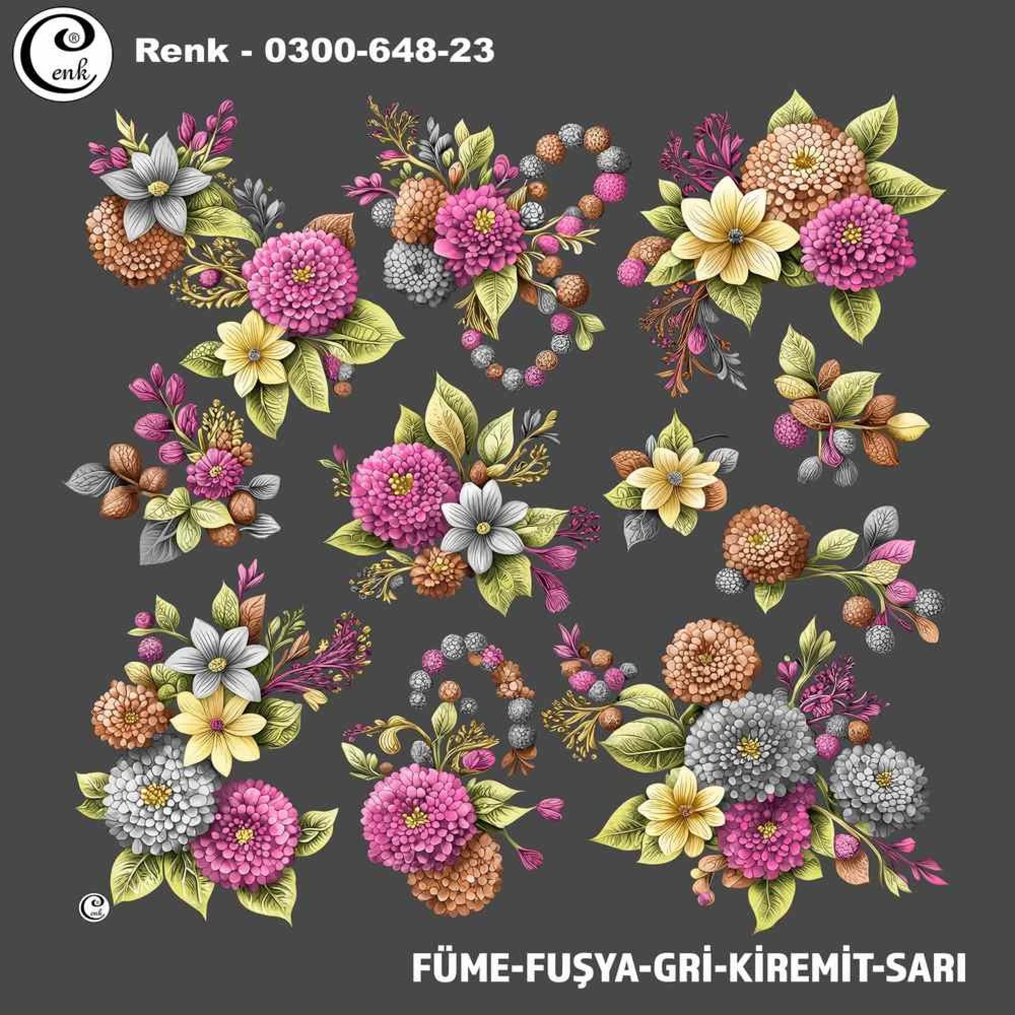 Cenk Desenli Oyalık Yazma 648-23