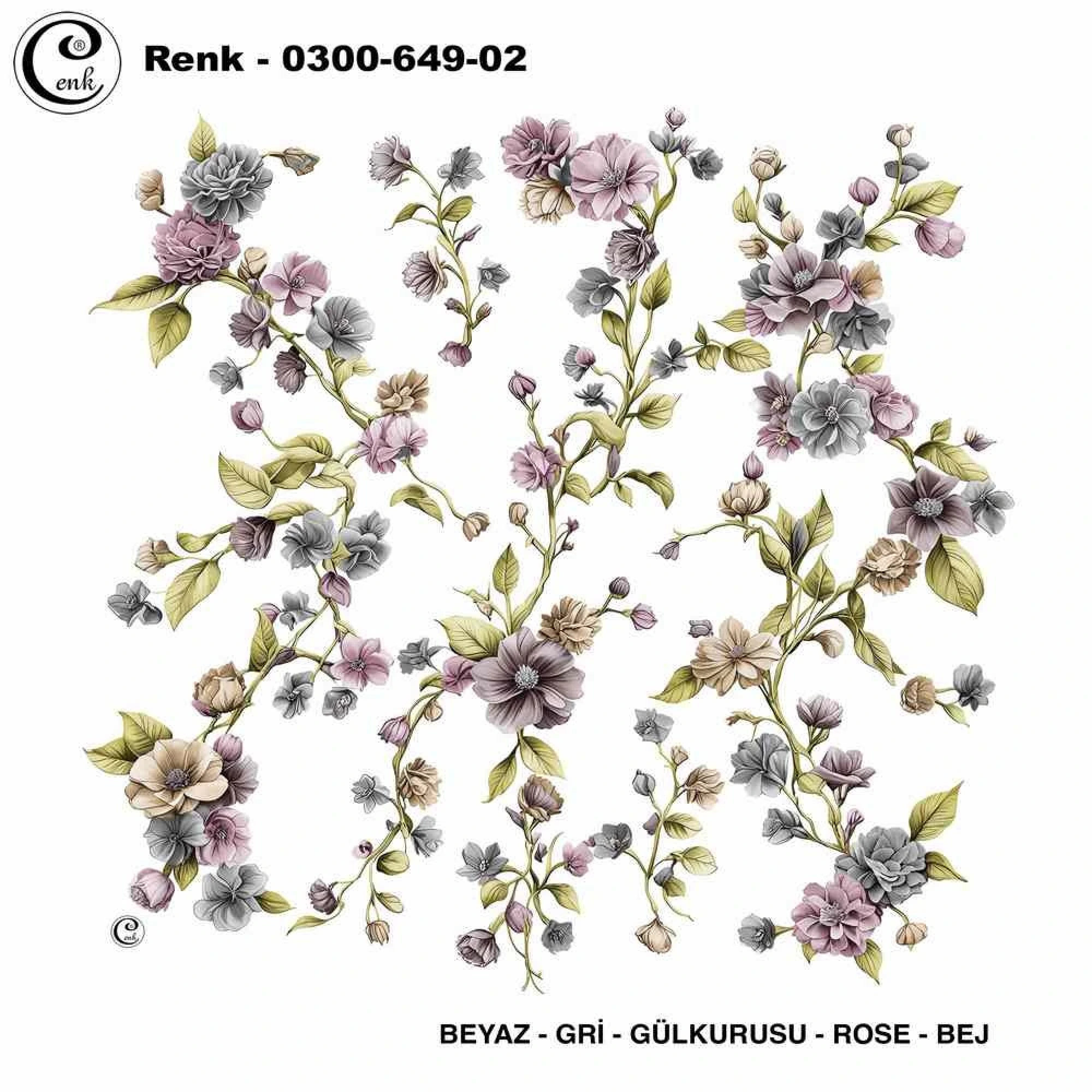 Cenk Desenli Oyalık Yazma 649-02