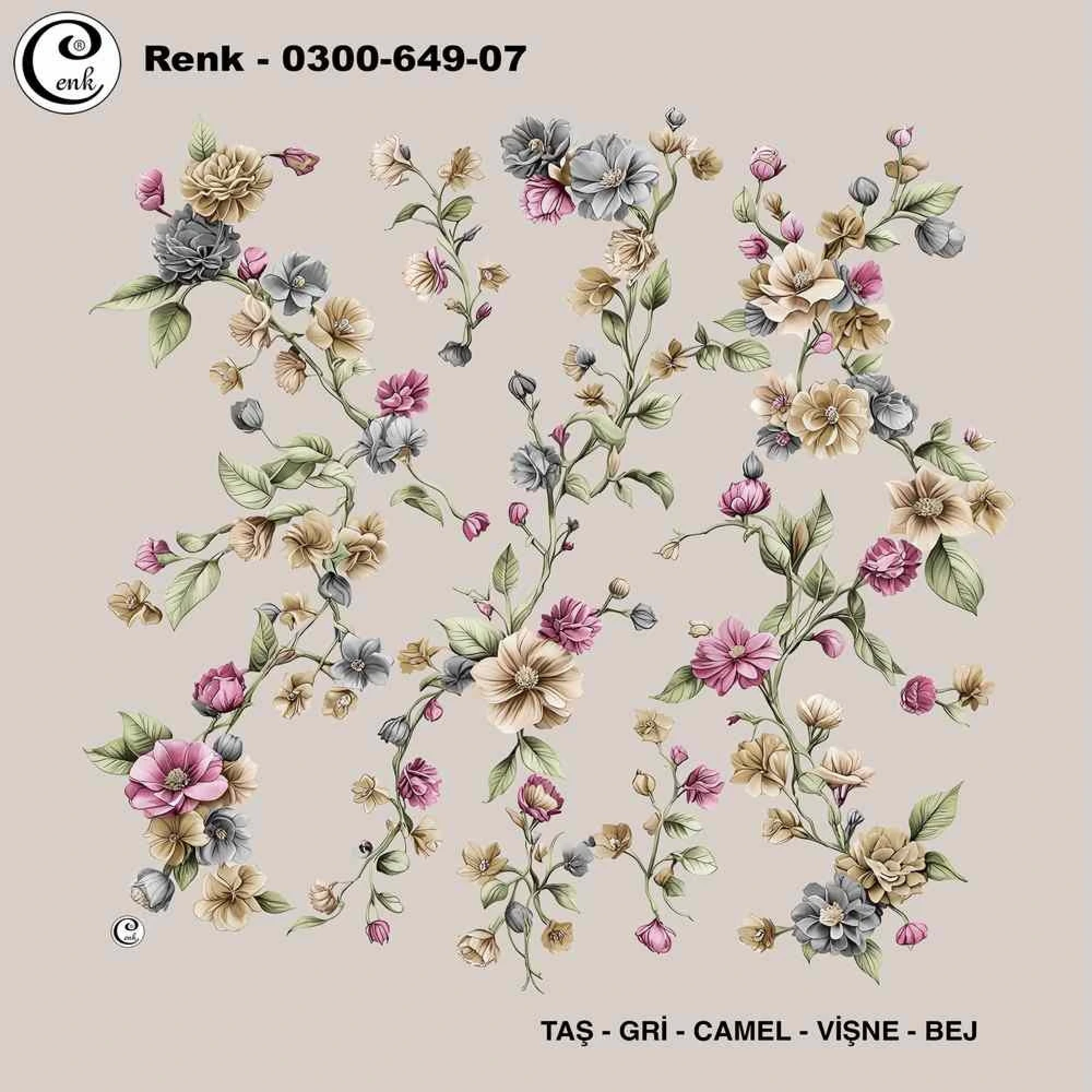 Cenk Desenli Oyalık Yazma 649-07