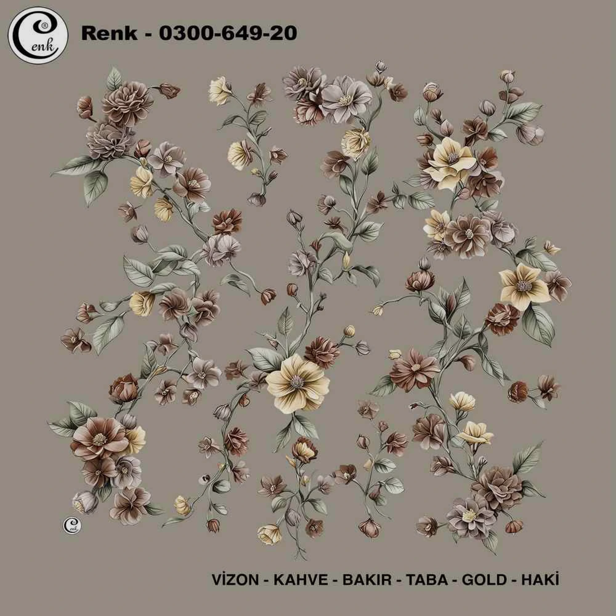 Cenk Desenli Oyalık Yazma 649-20