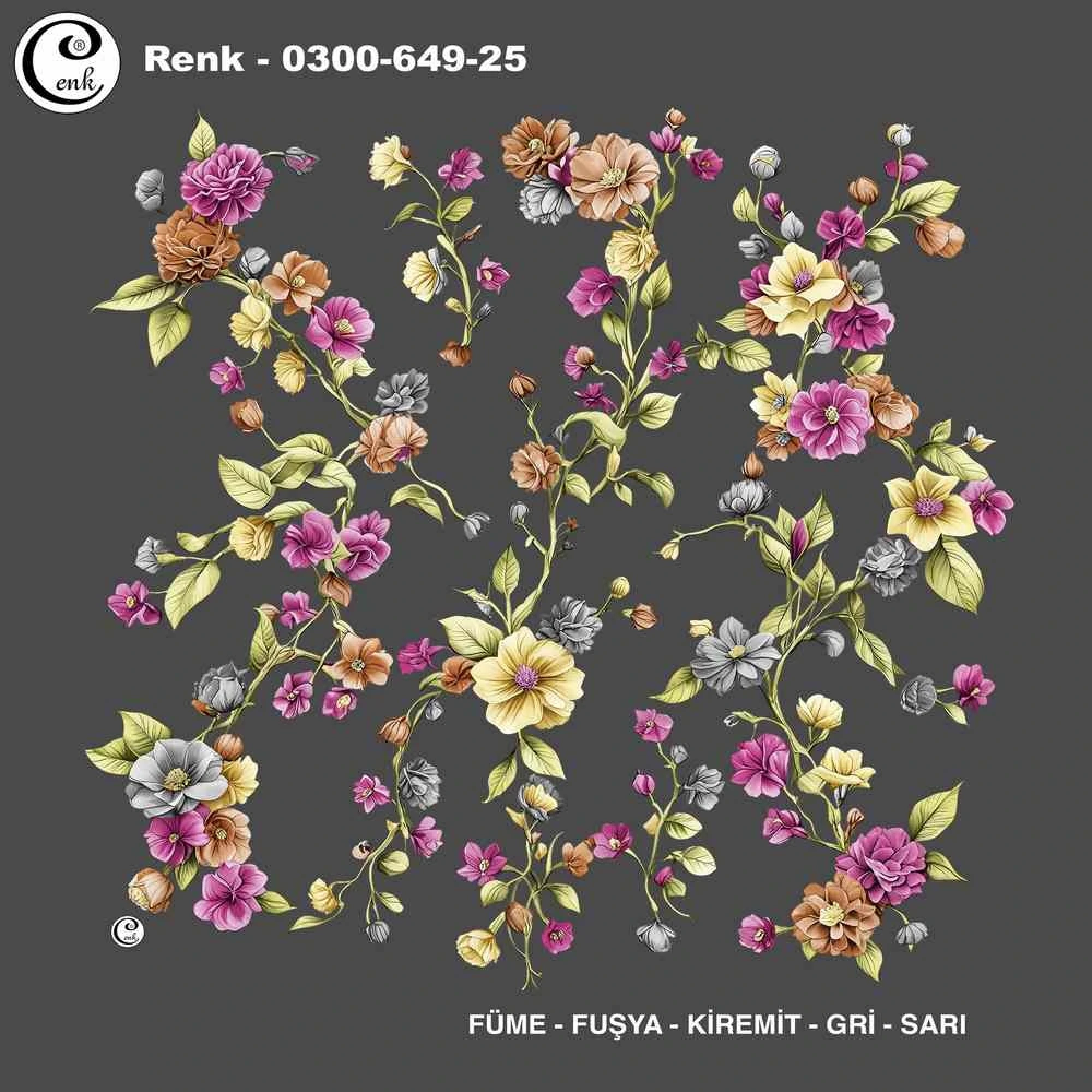 Cenk Desenli Oyalık Yazma 649-25