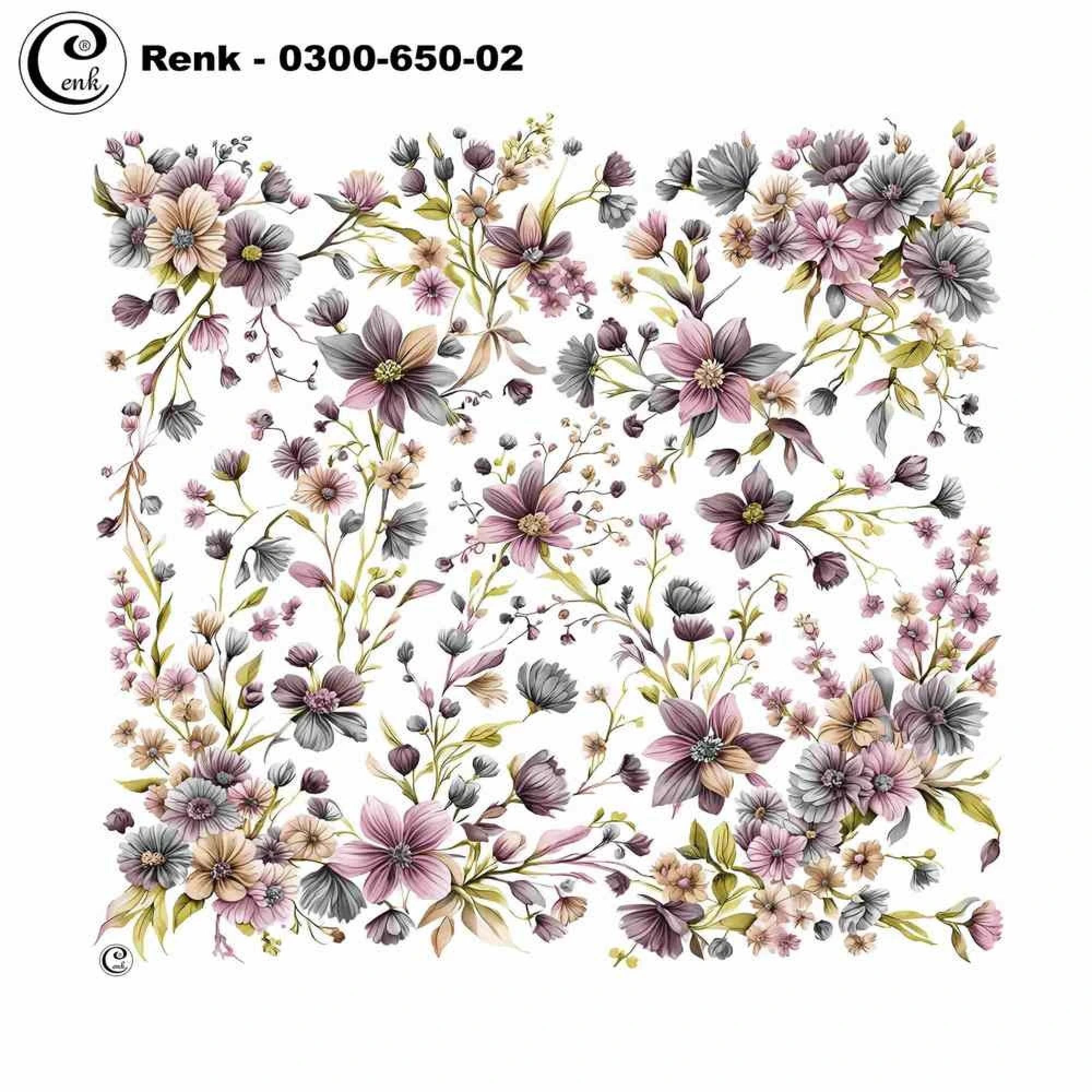 Cenk Desenli Oyalık Yazma 650-02
