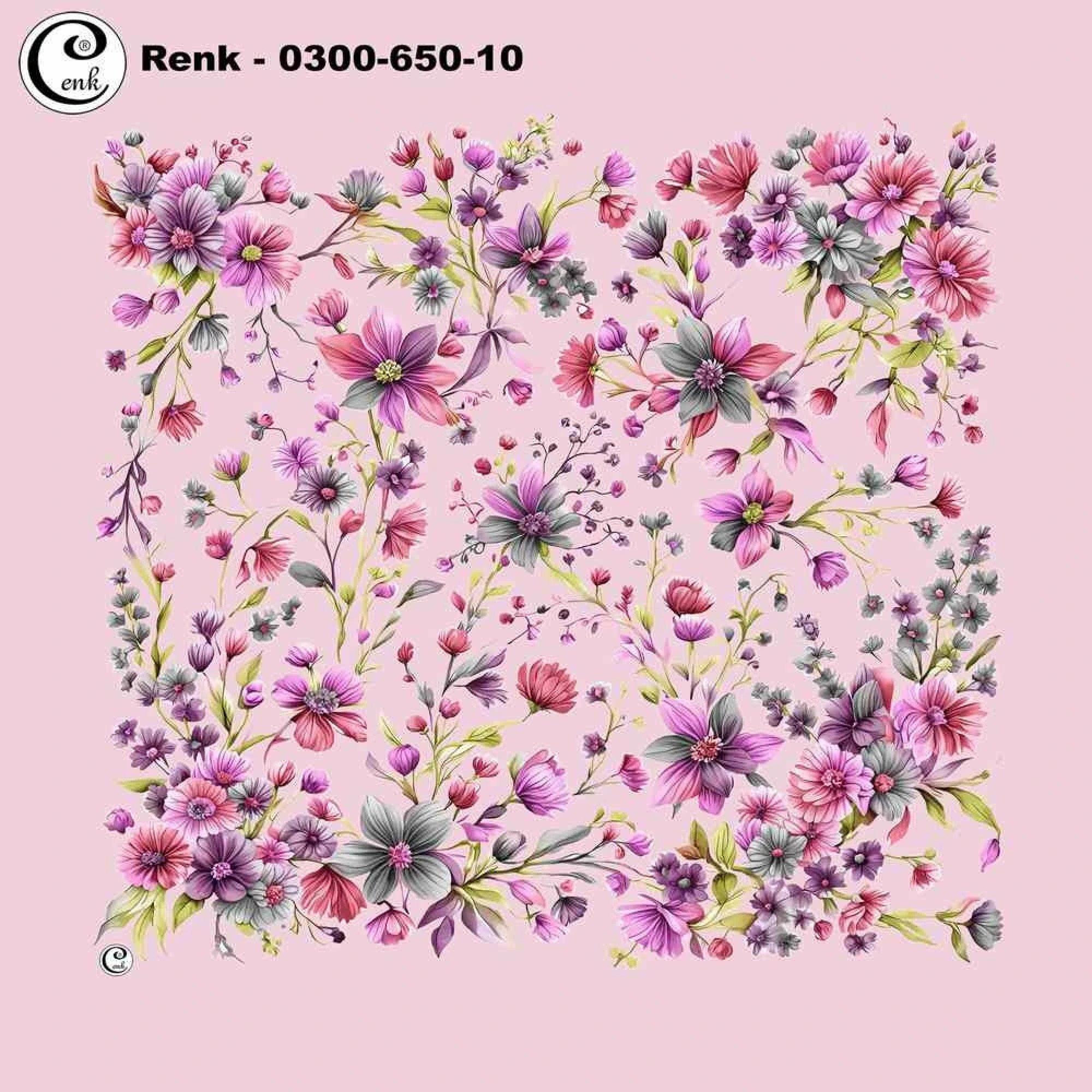 Cenk Desenli Oyalık Yazma 650-10