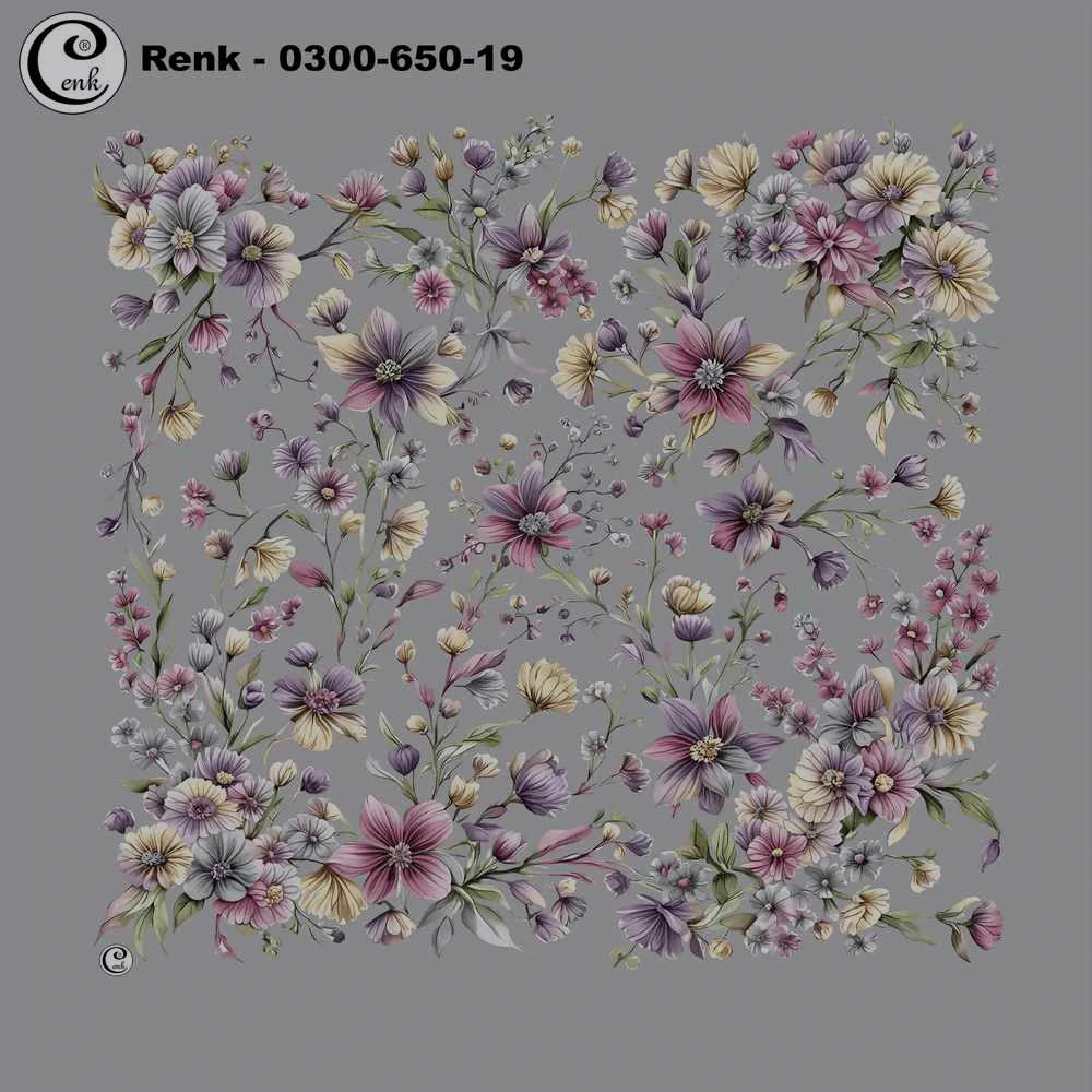 Cenk Desenli Oyalık Yazma 650-19
