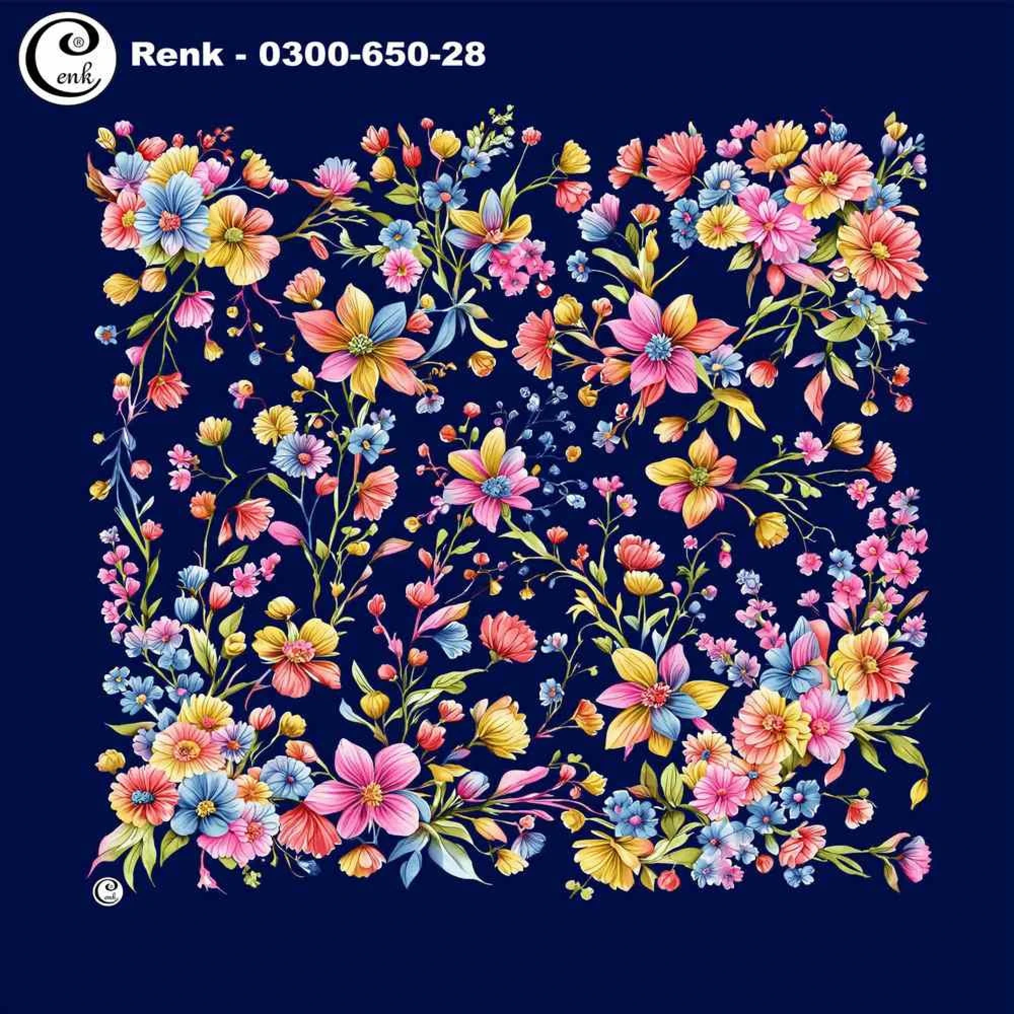 Cenk Desenli Oyalık Yazma 650-28