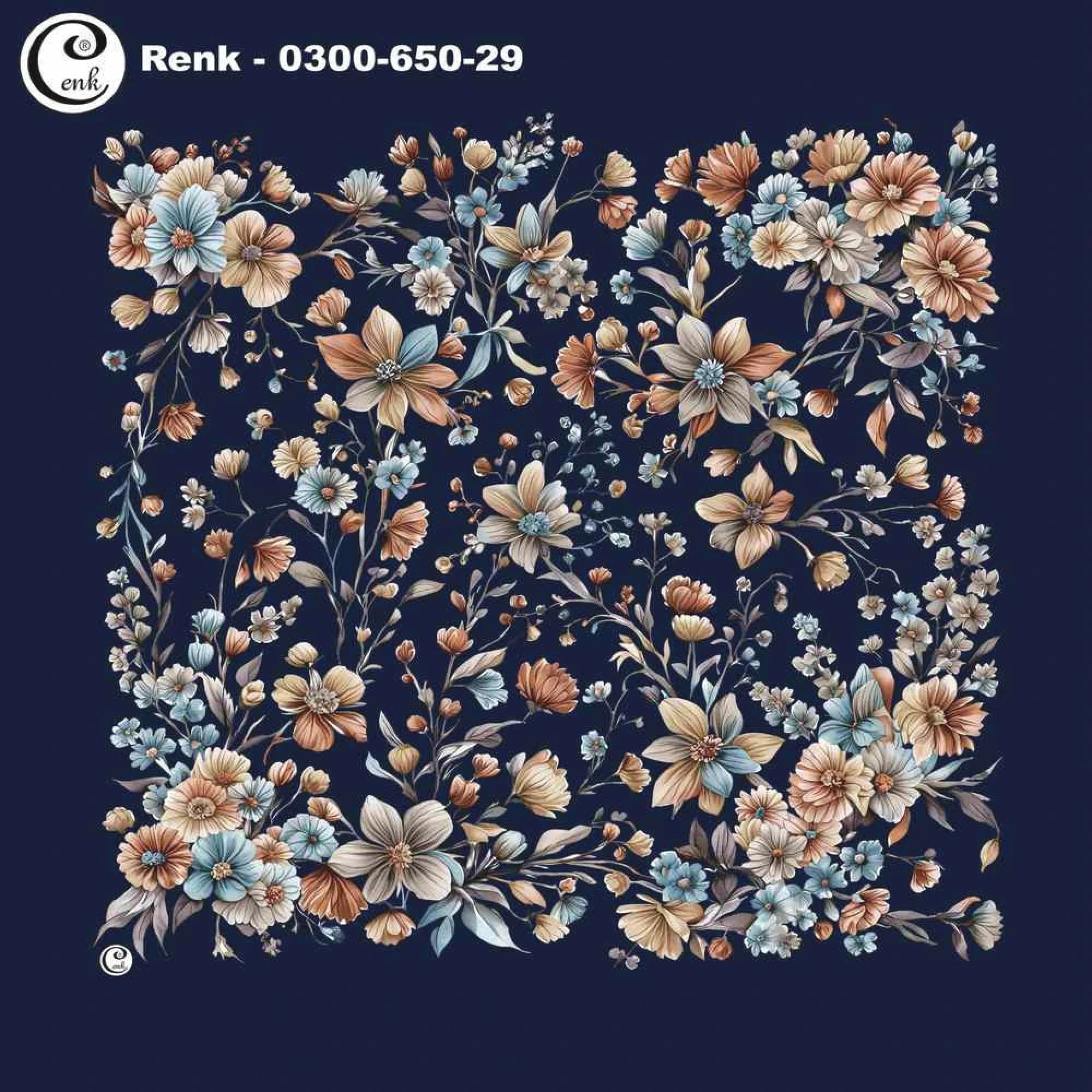 Cenk Desenli Oyalık Yazma 650-29