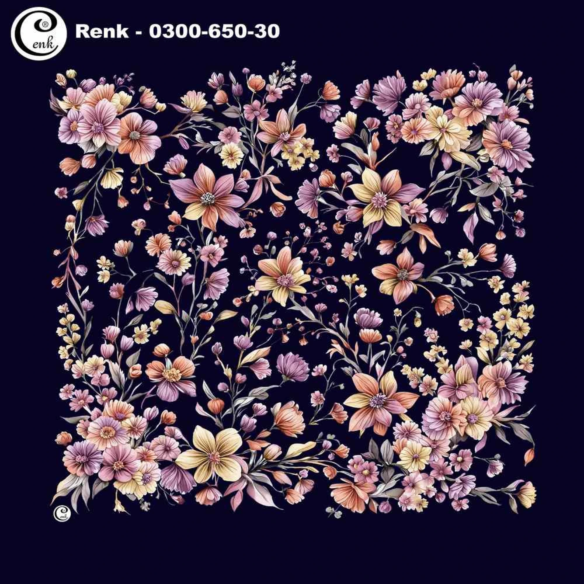 Cenk Desenli Oyalık Yazma 650-30
