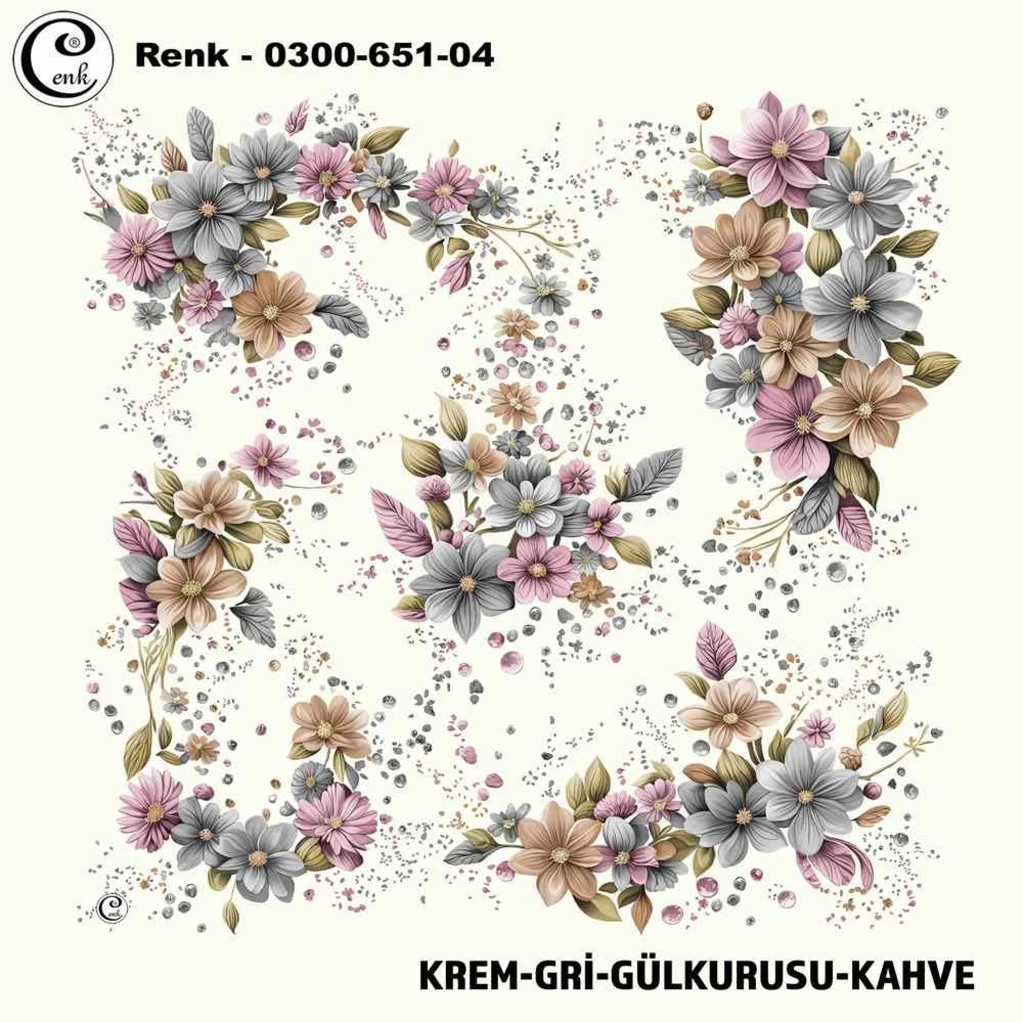 Cenk Desenli Oyalık Yazma 651-04