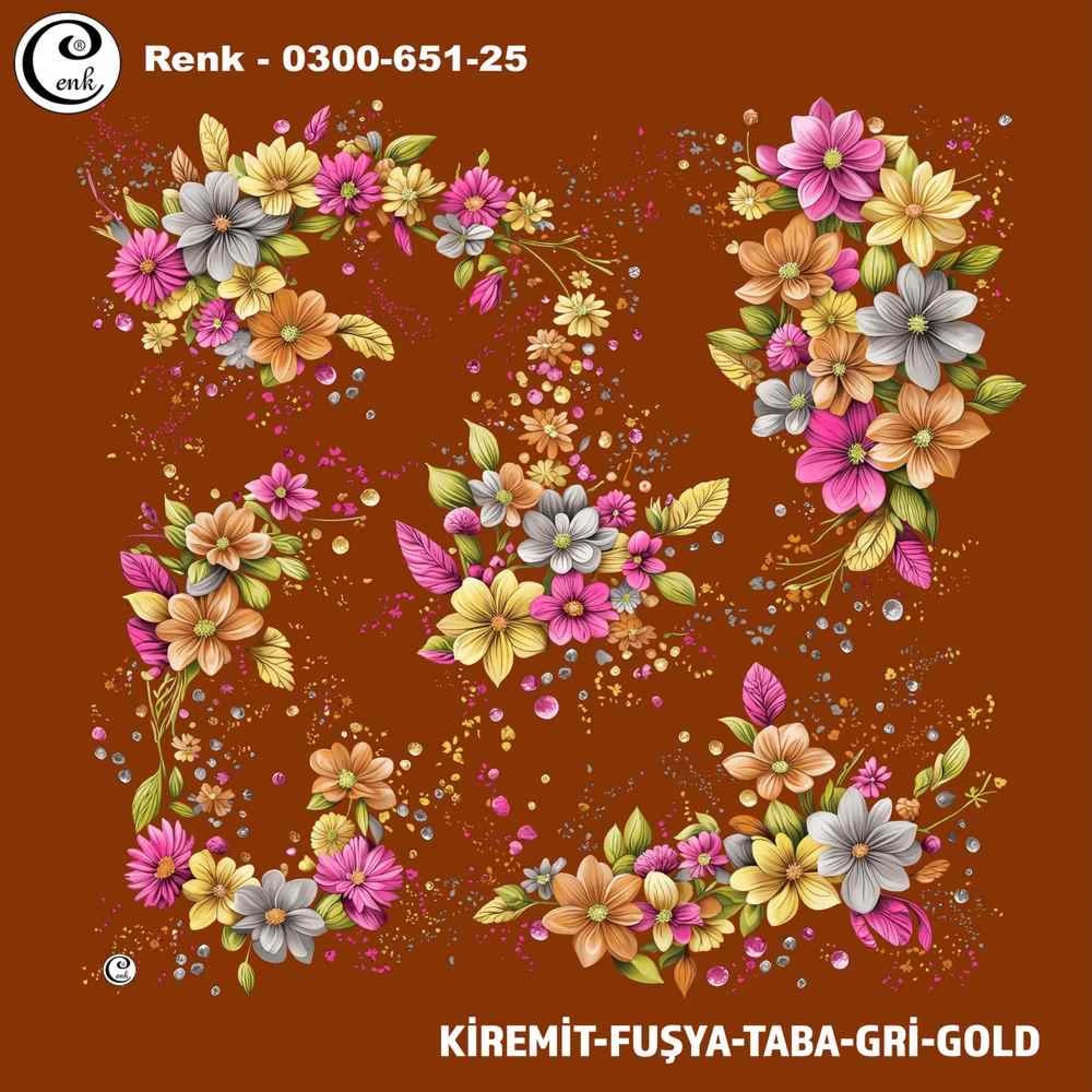 Cenk Desenli Oyalık Yazma 651-25