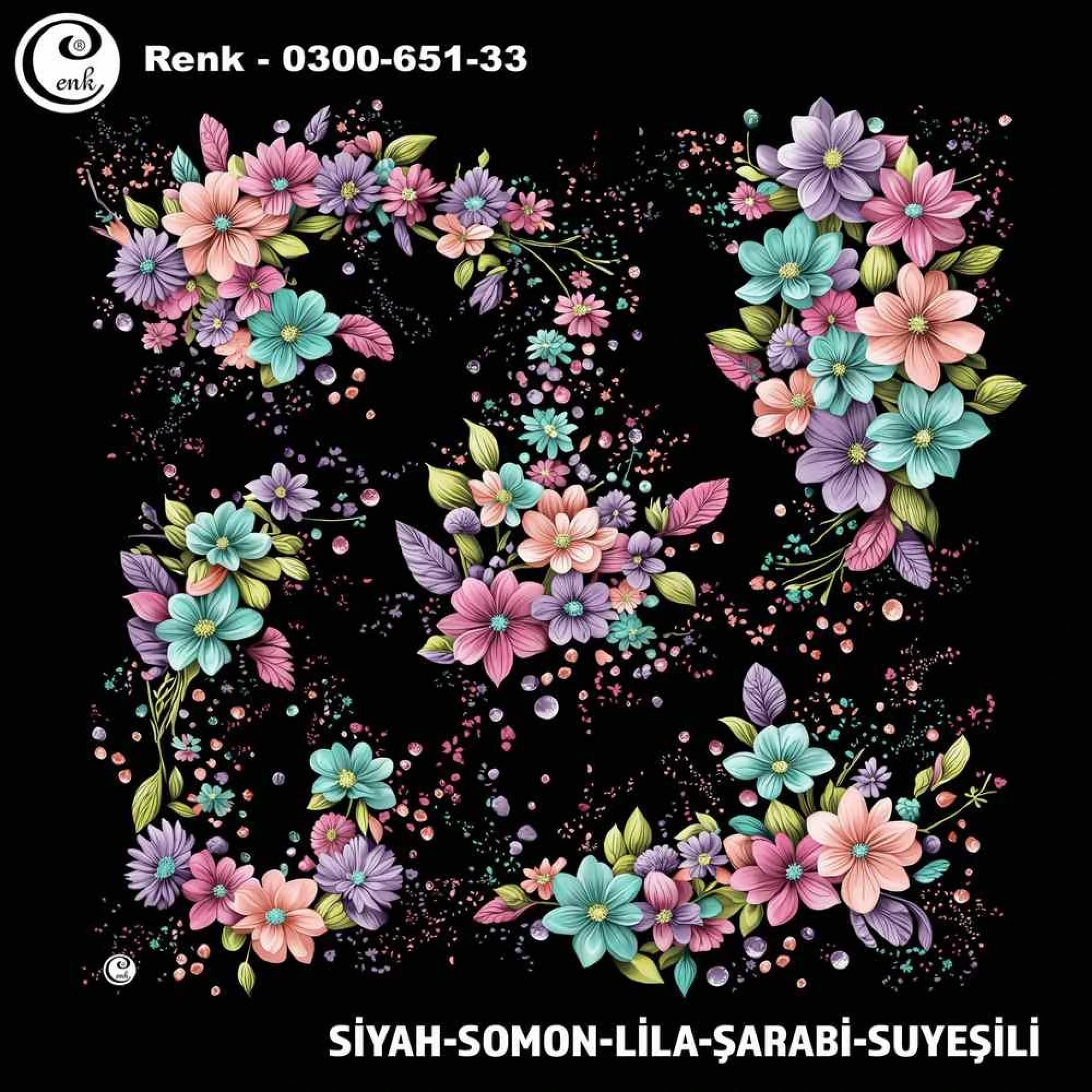 Cenk Desenli Oyalık Yazma 651-33