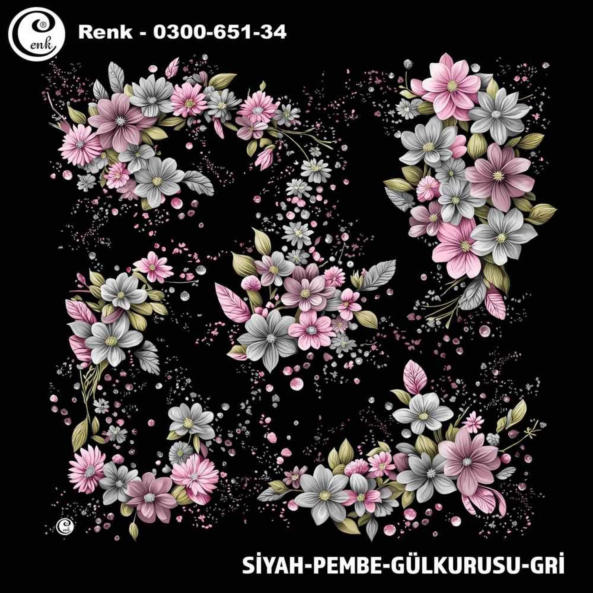 Cenk Desenli Oyalık Yazma 651-34