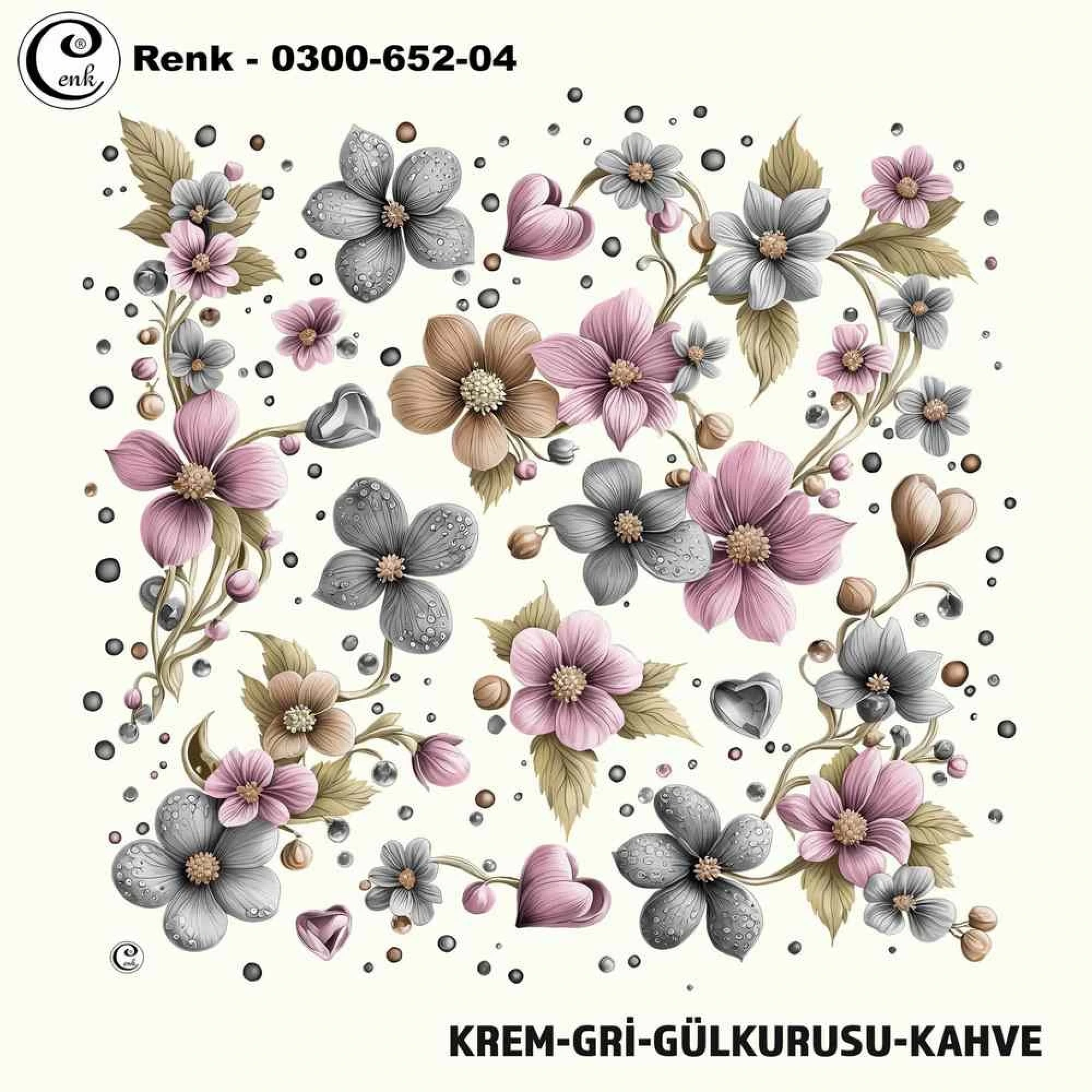Cenk Desenli Oyalık Yazma 652-04