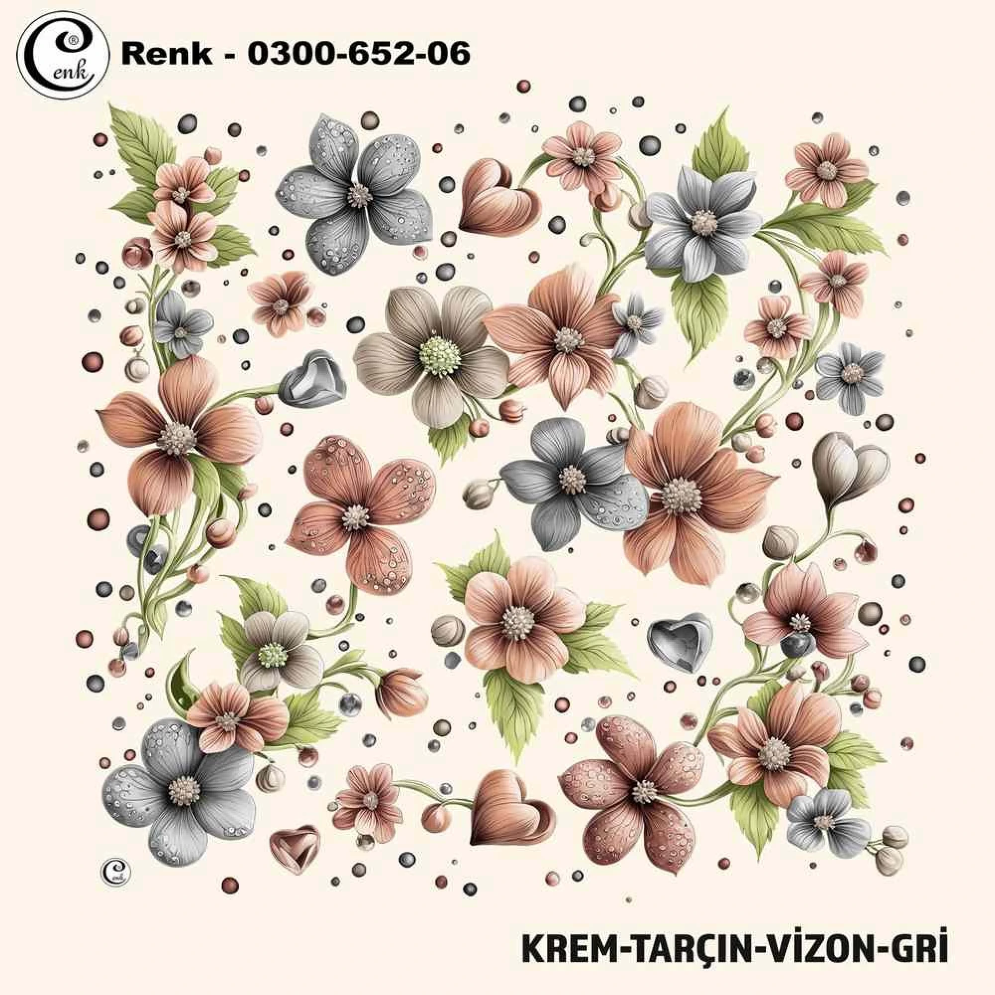 Cenk Desenli Oyalık Yazma 652-06
