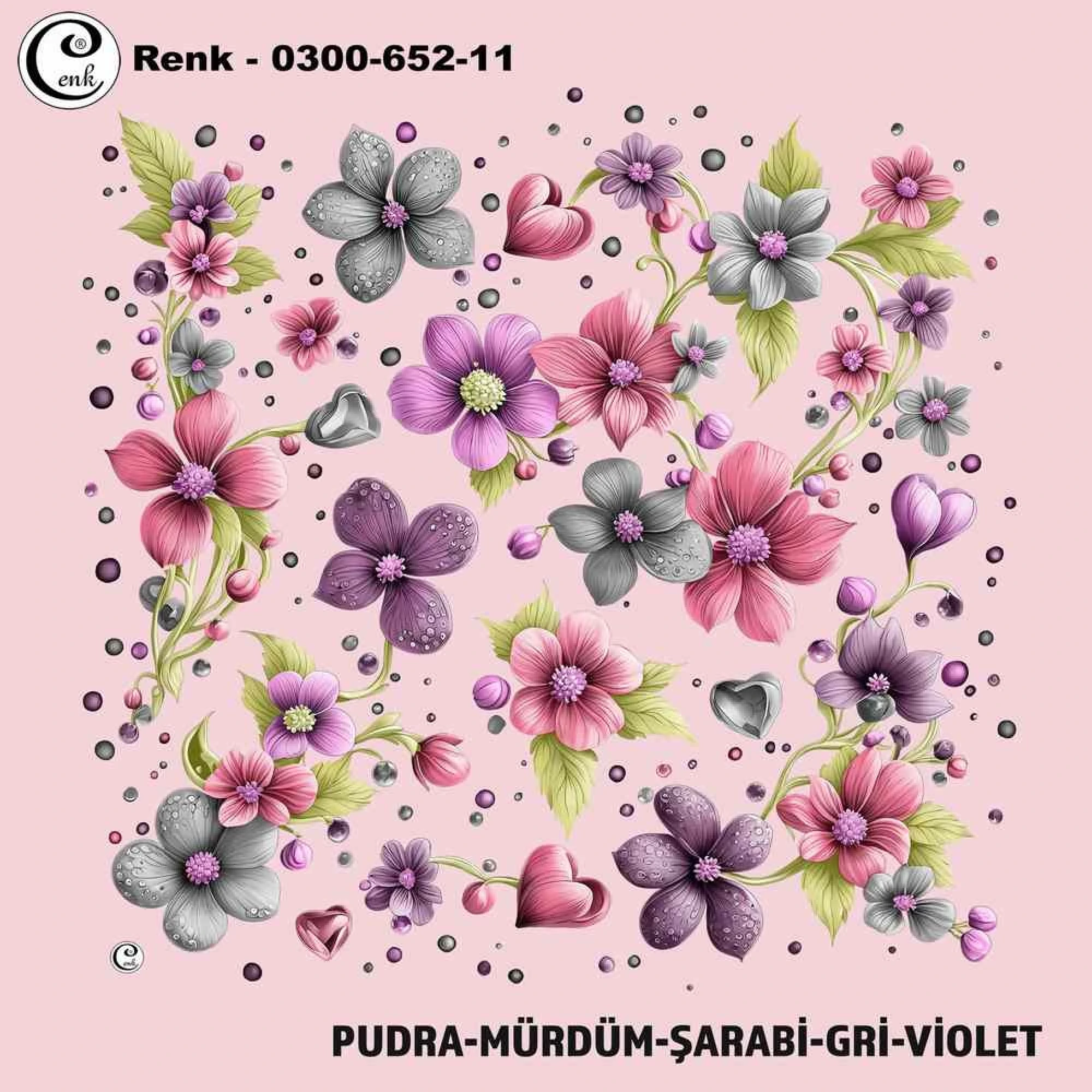 Cenk Desenli Oyalık Yazma 652-11