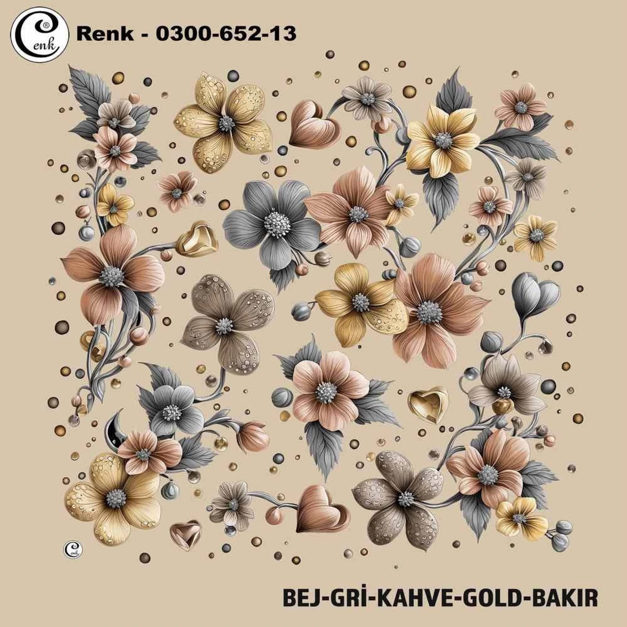 Cenk Desenli Oyalık Yazma 652-13