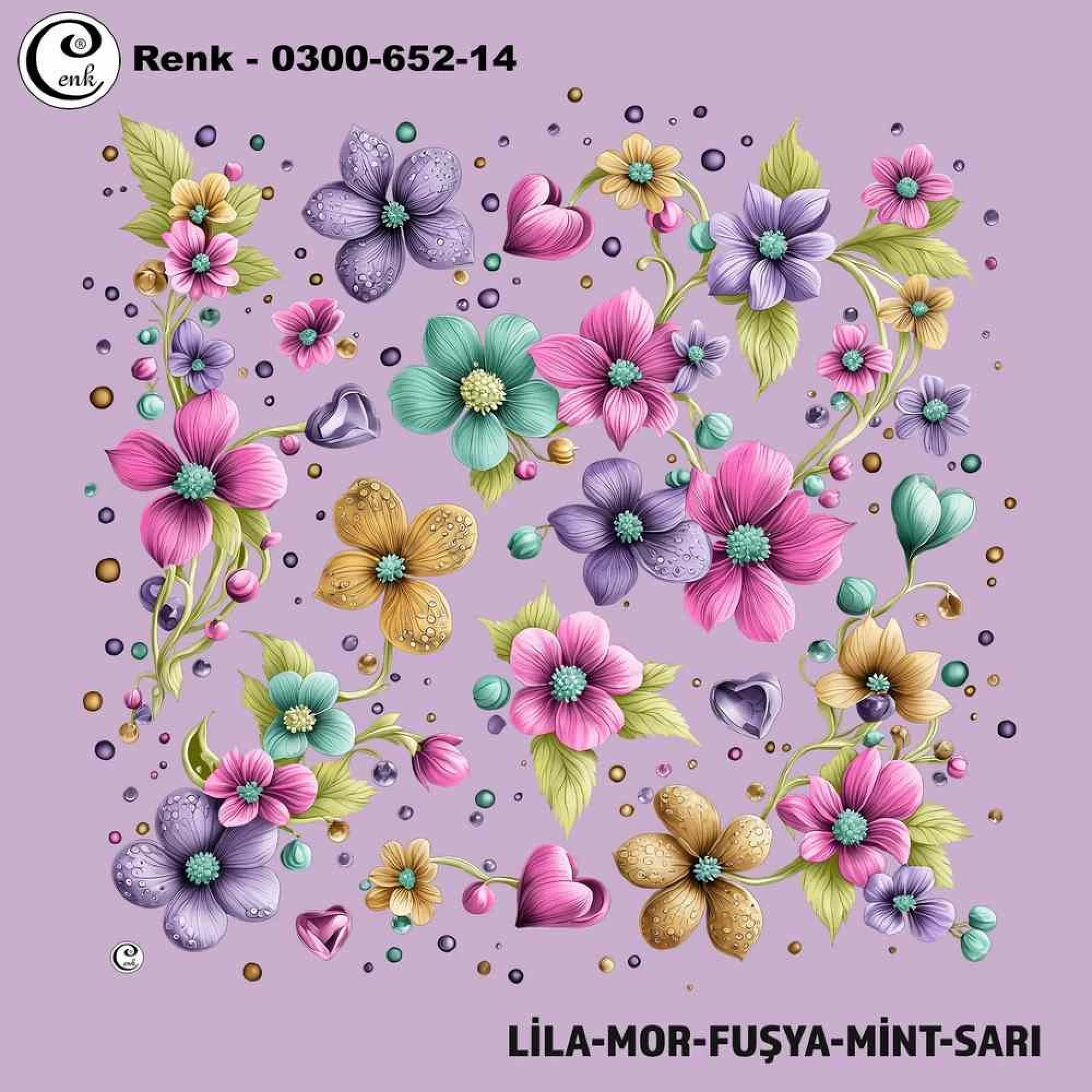 Cenk Desenli Oyalık Yazma 652-14