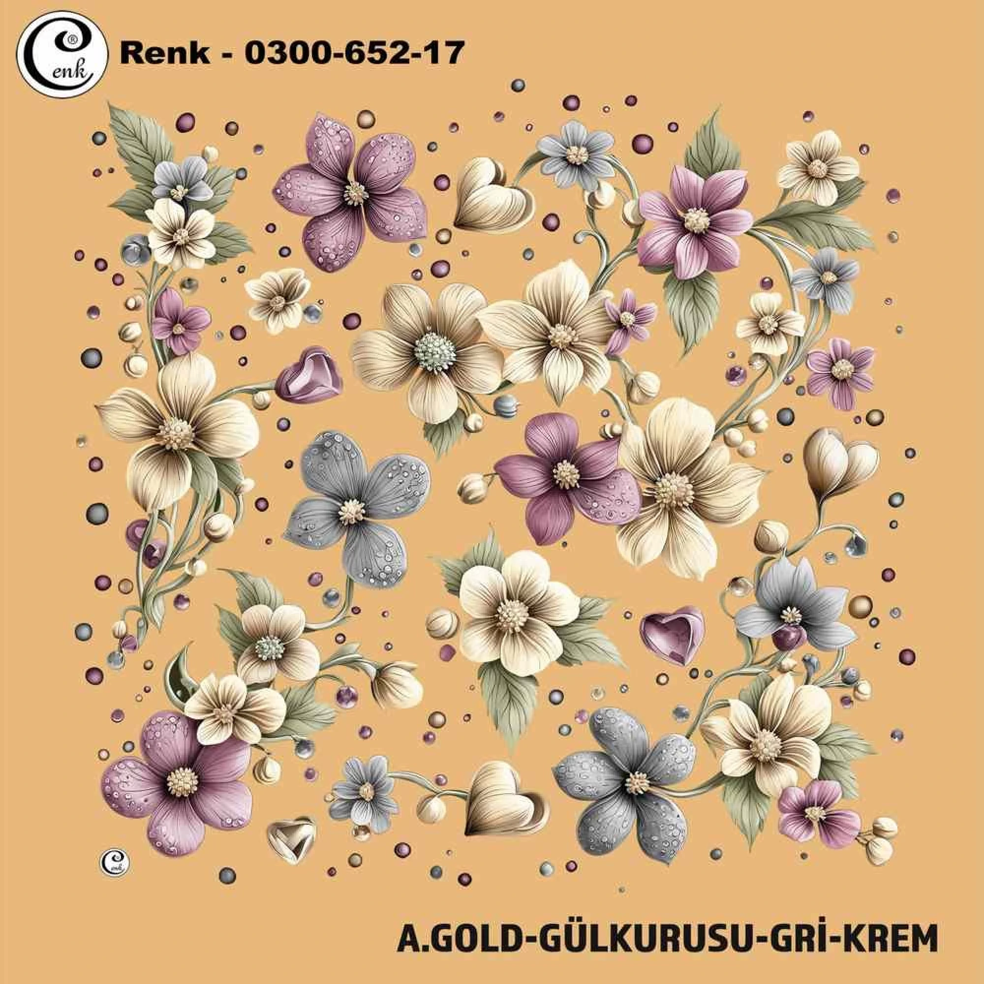 Cenk Desenli Oyalık Yazma 652-17