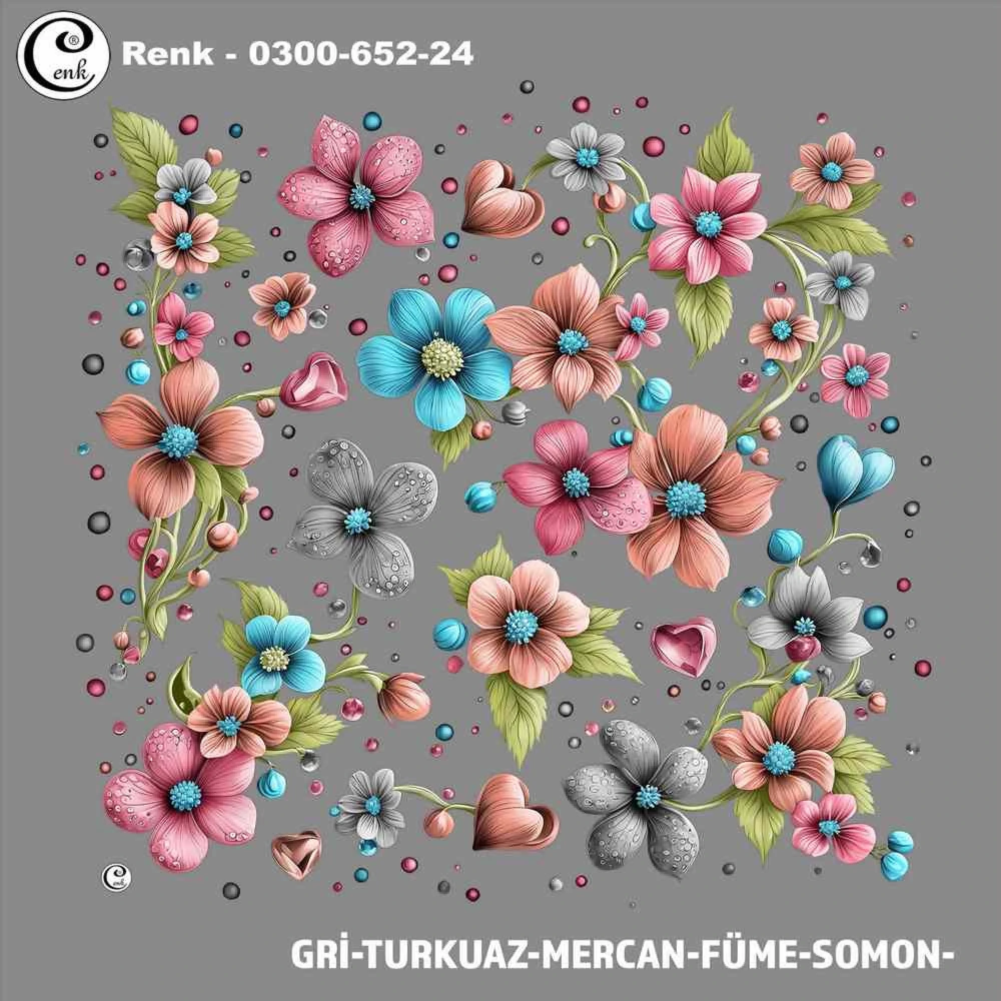 Cenk Desenli Oyalık Yazma 652-24