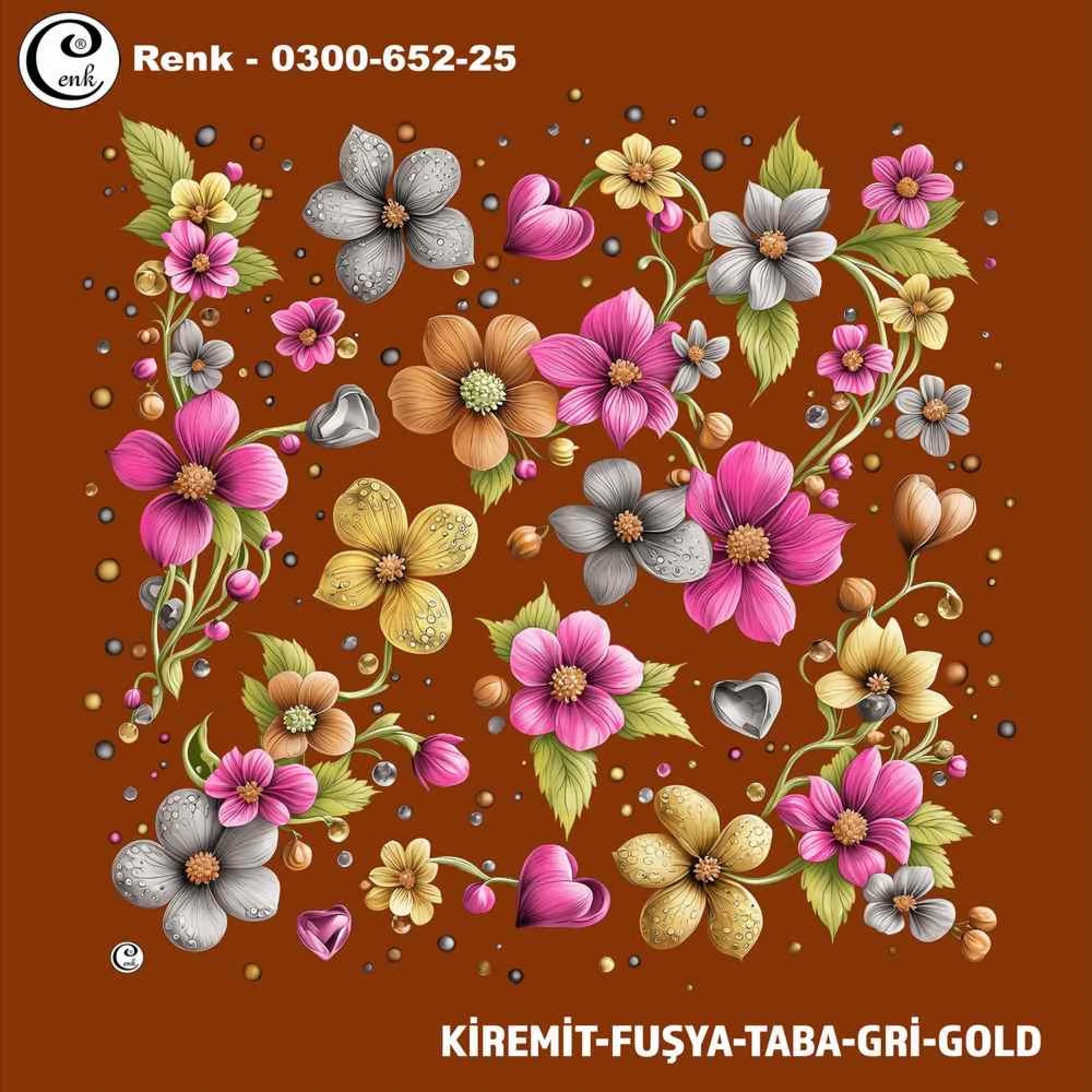Cenk Desenli Oyalık Yazma 652-25