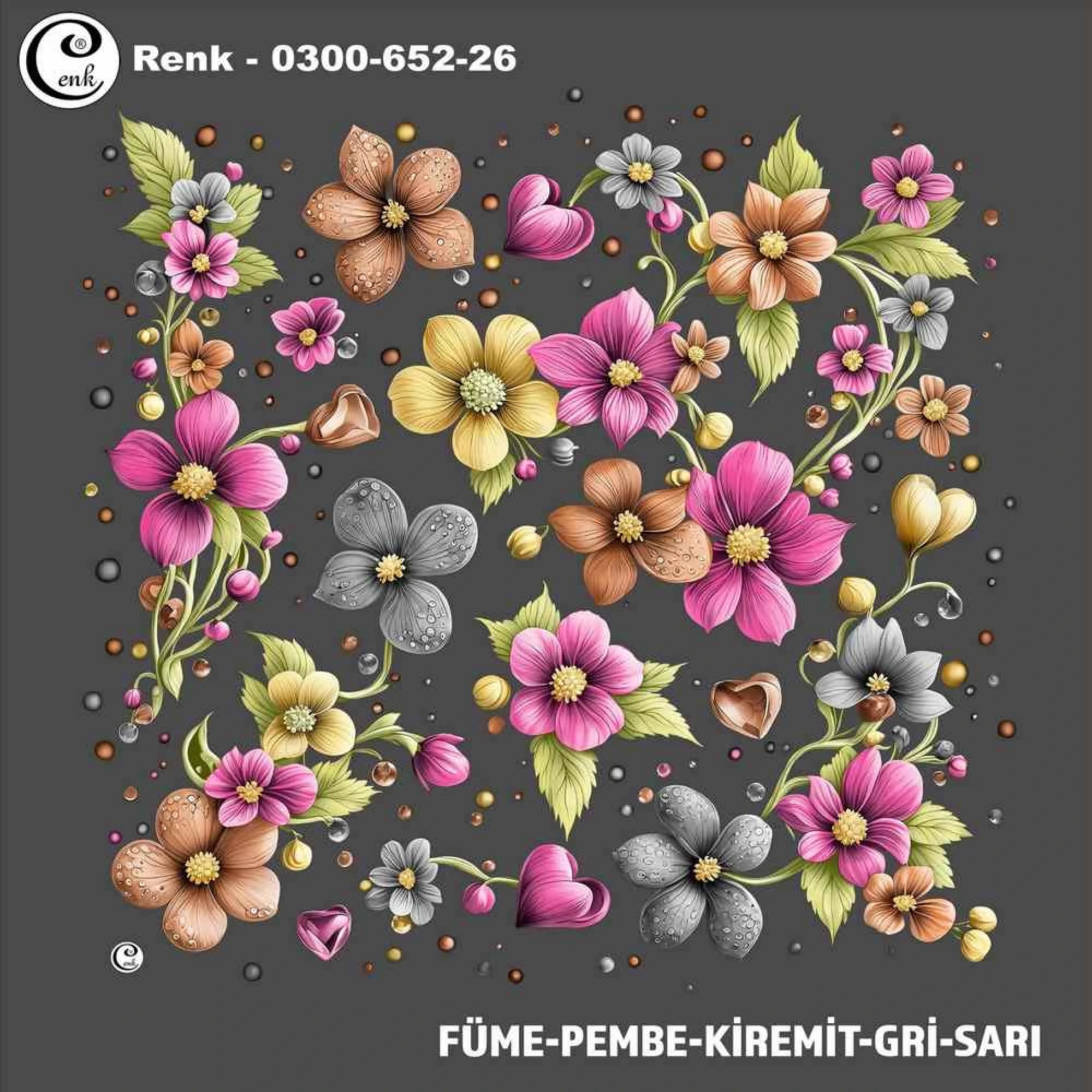 Cenk Desenli Oyalık Yazma 652-26