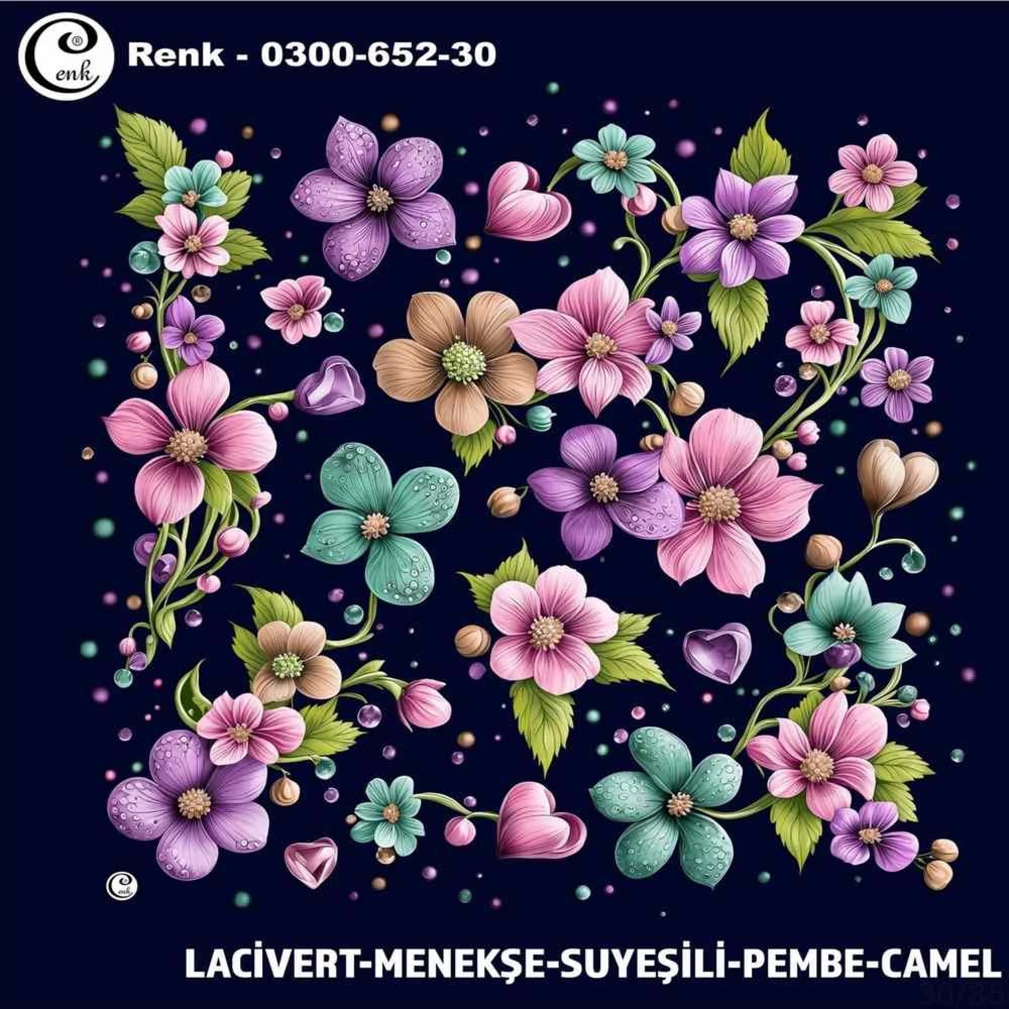 Cenk Desenli Oyalık Yazma 652-30