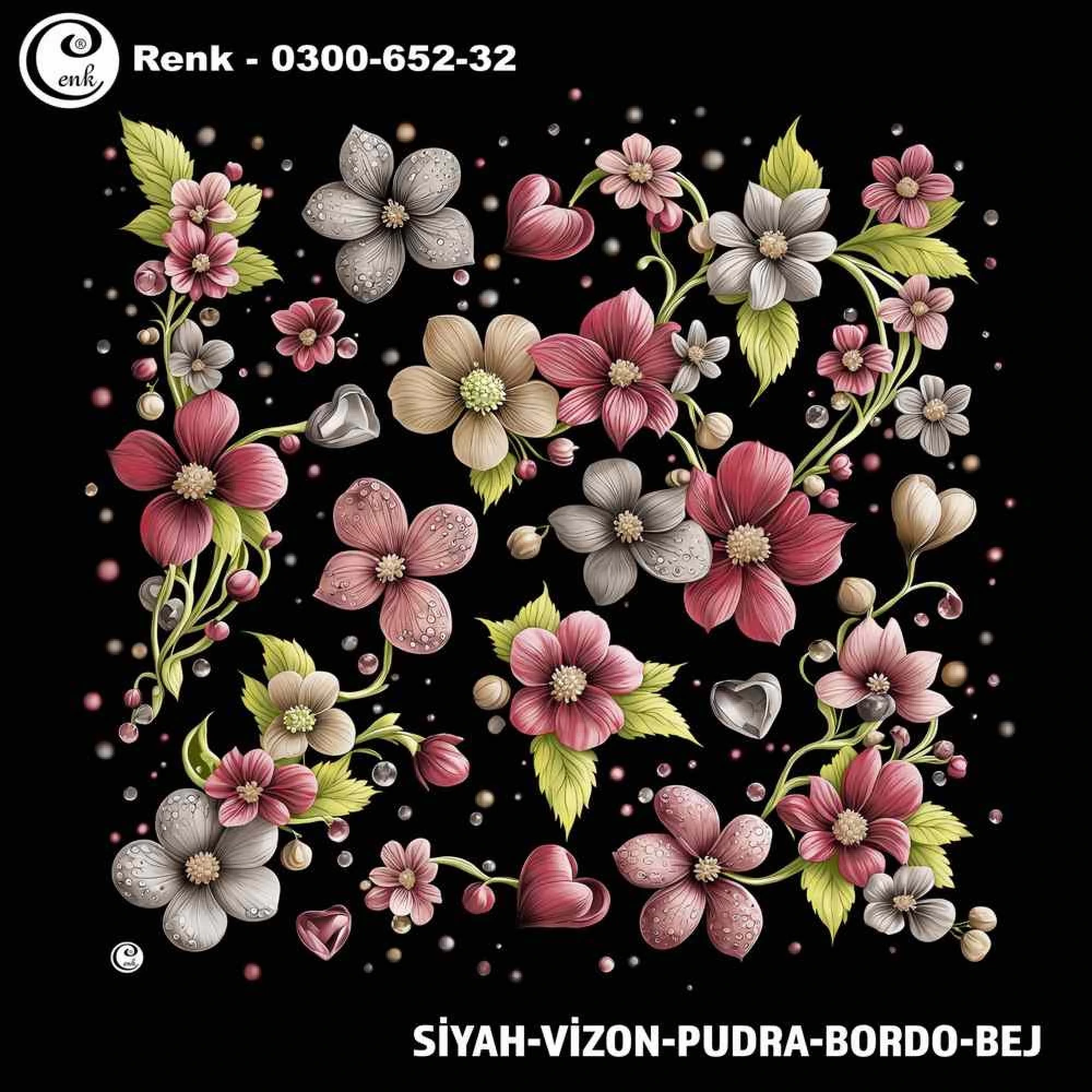 Cenk Desenli Oyalık Yazma 652-32