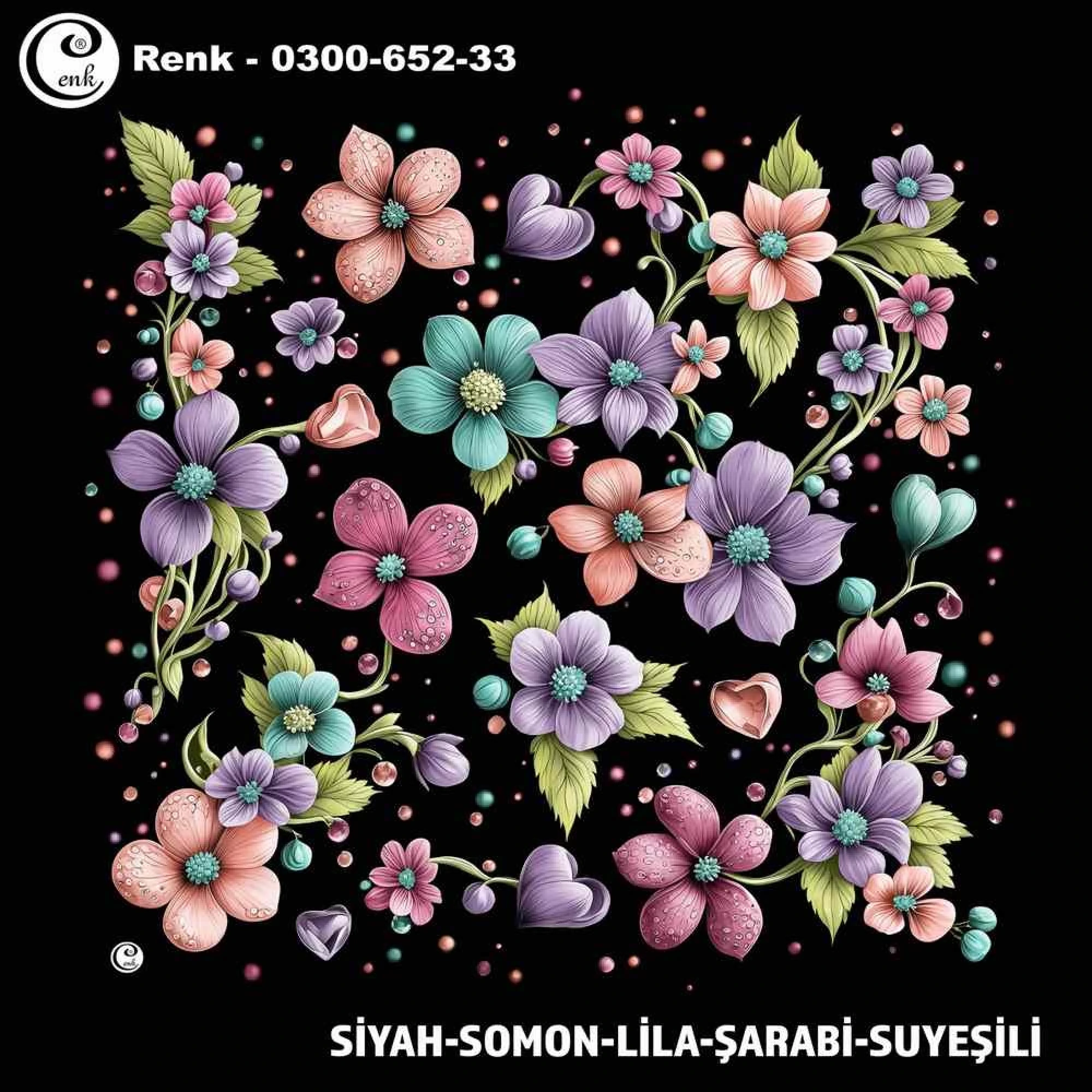 Cenk Desenli Oyalık Yazma 652-33