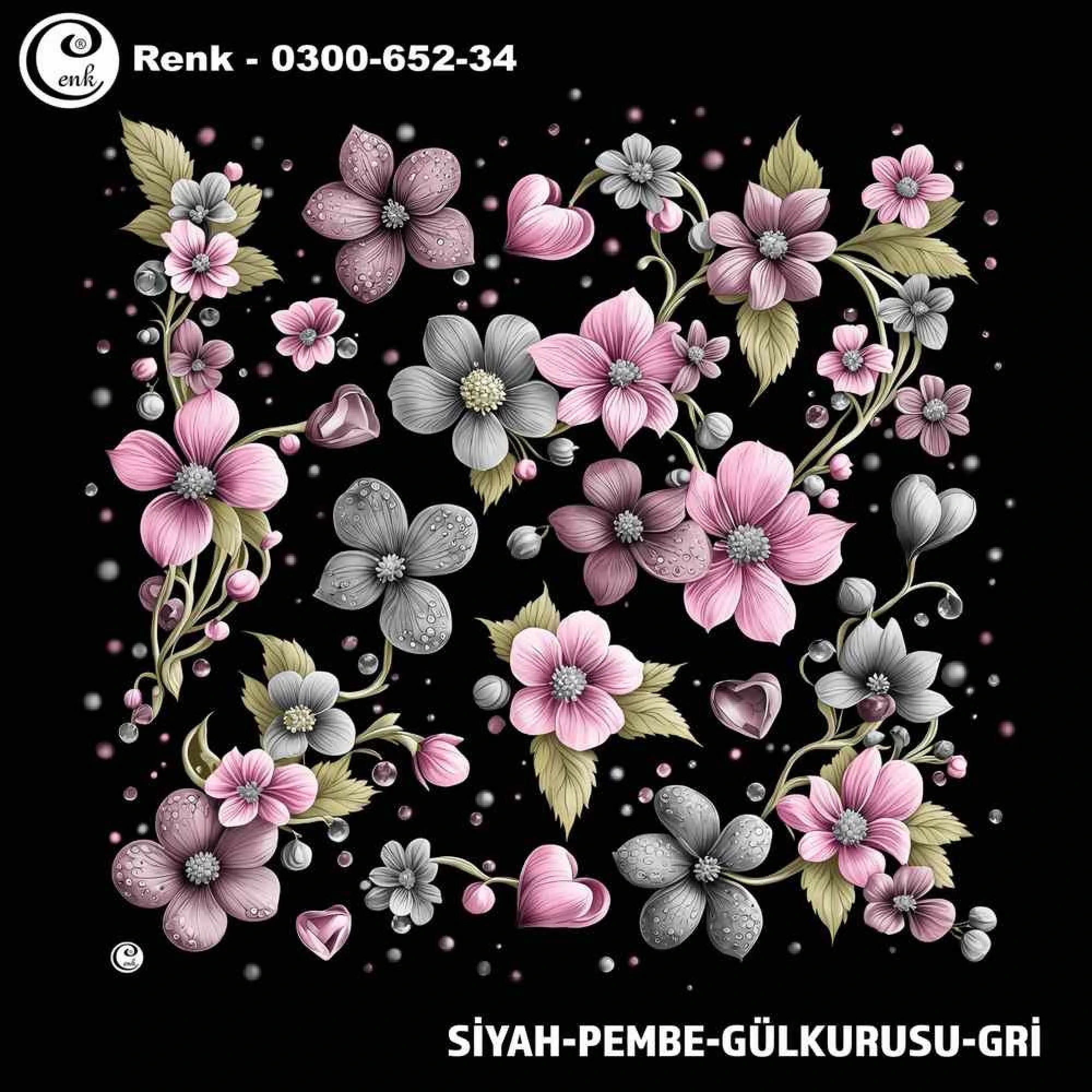 Cenk Desenli Oyalık Yazma 652-34