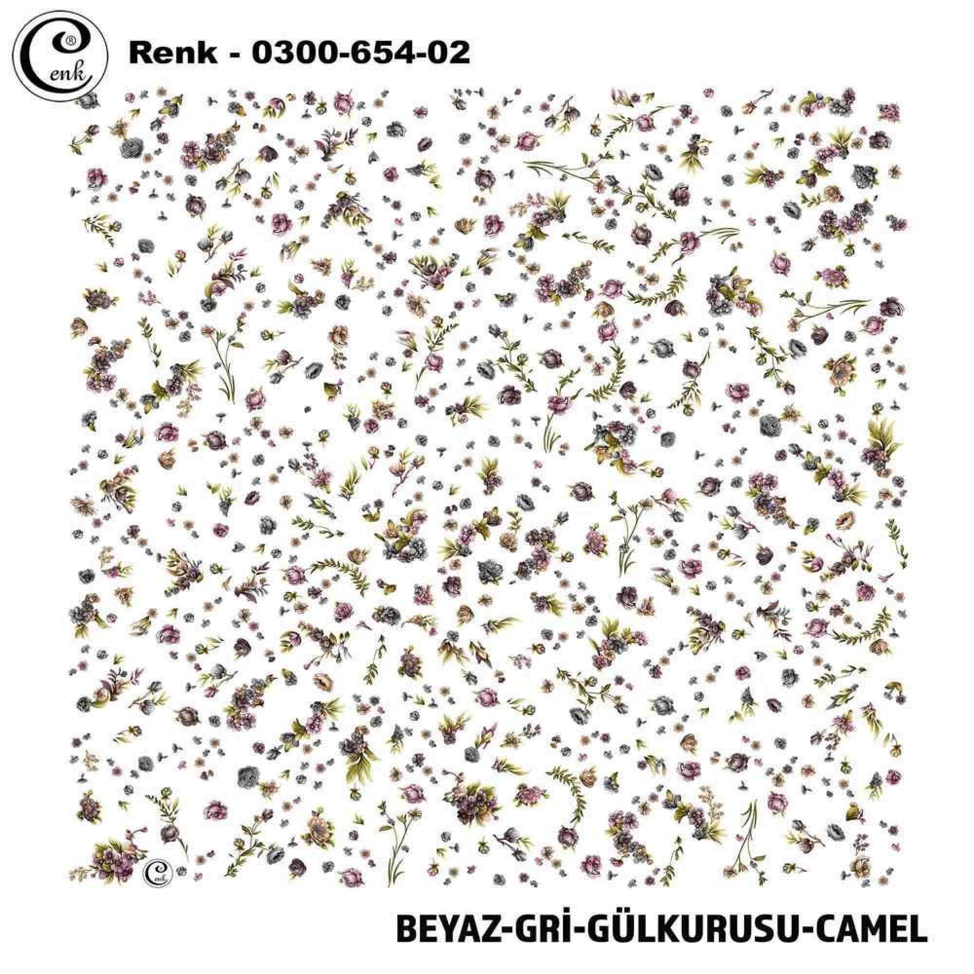 Cenk Desenli Oyalık Yazma 654-02