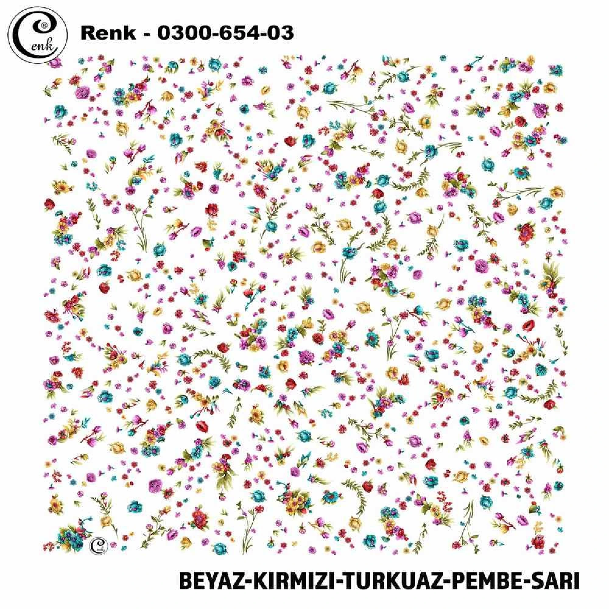 Cenk Desenli Oyalık Yazma 654-03