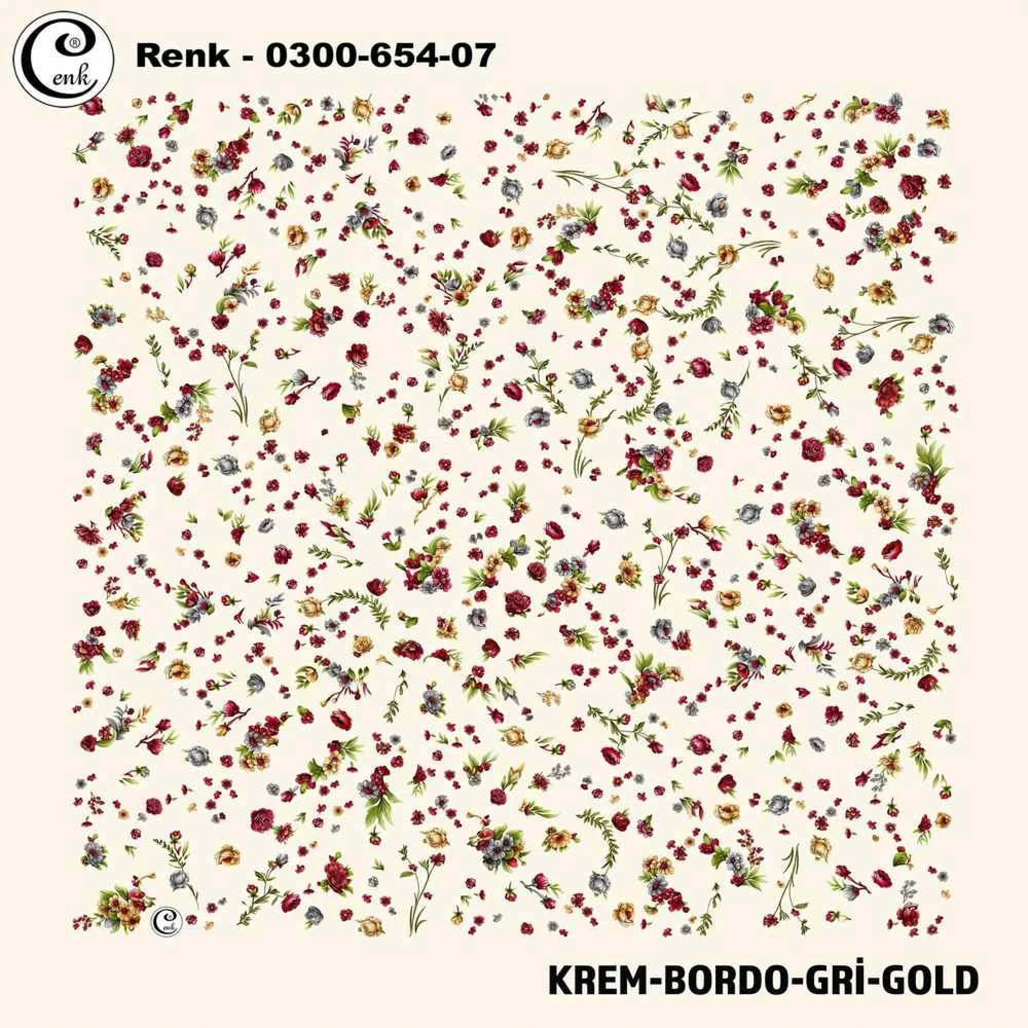 Cenk Desenli Oyalık Yazma 654-07