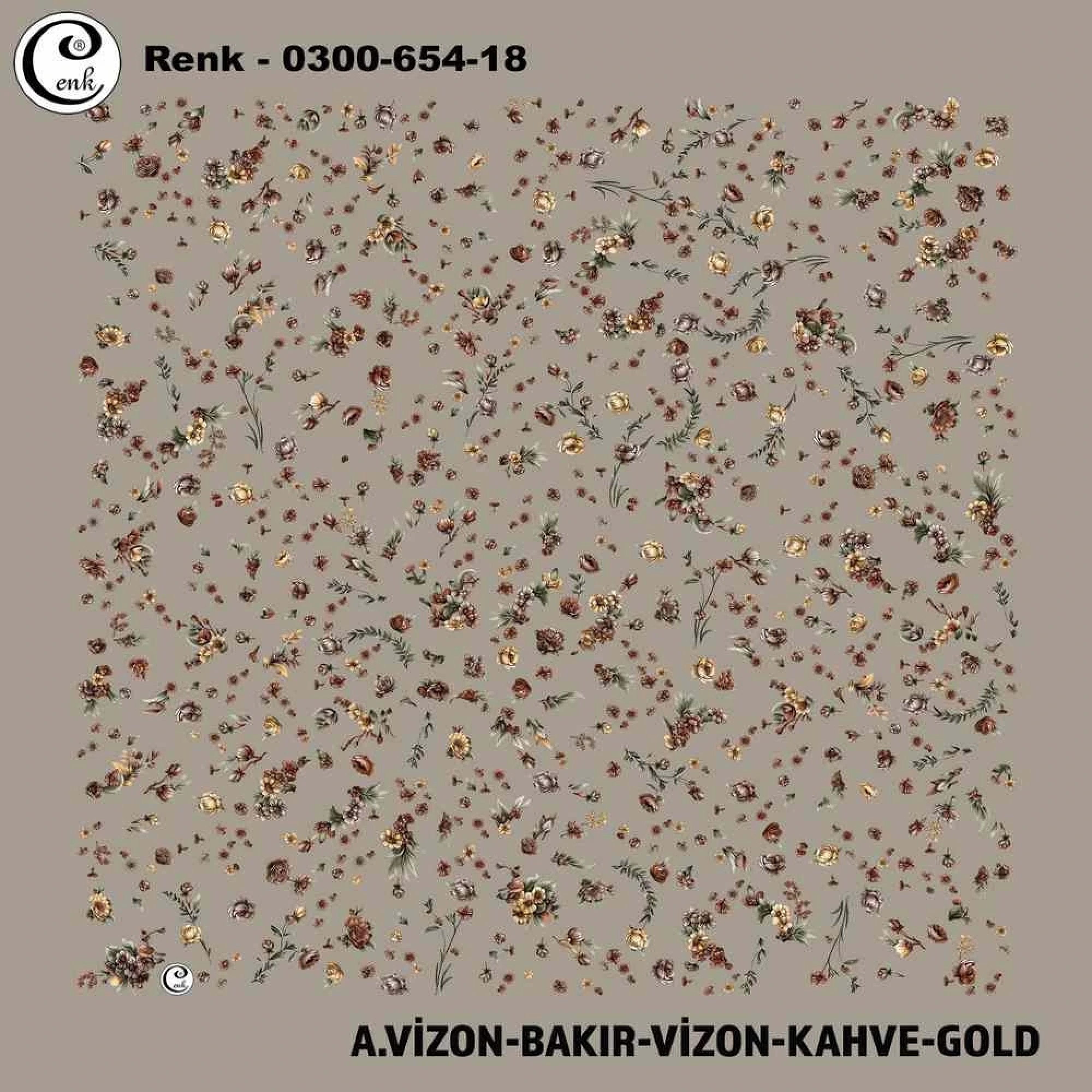 Cenk Desenli Oyalık Yazma 654-18