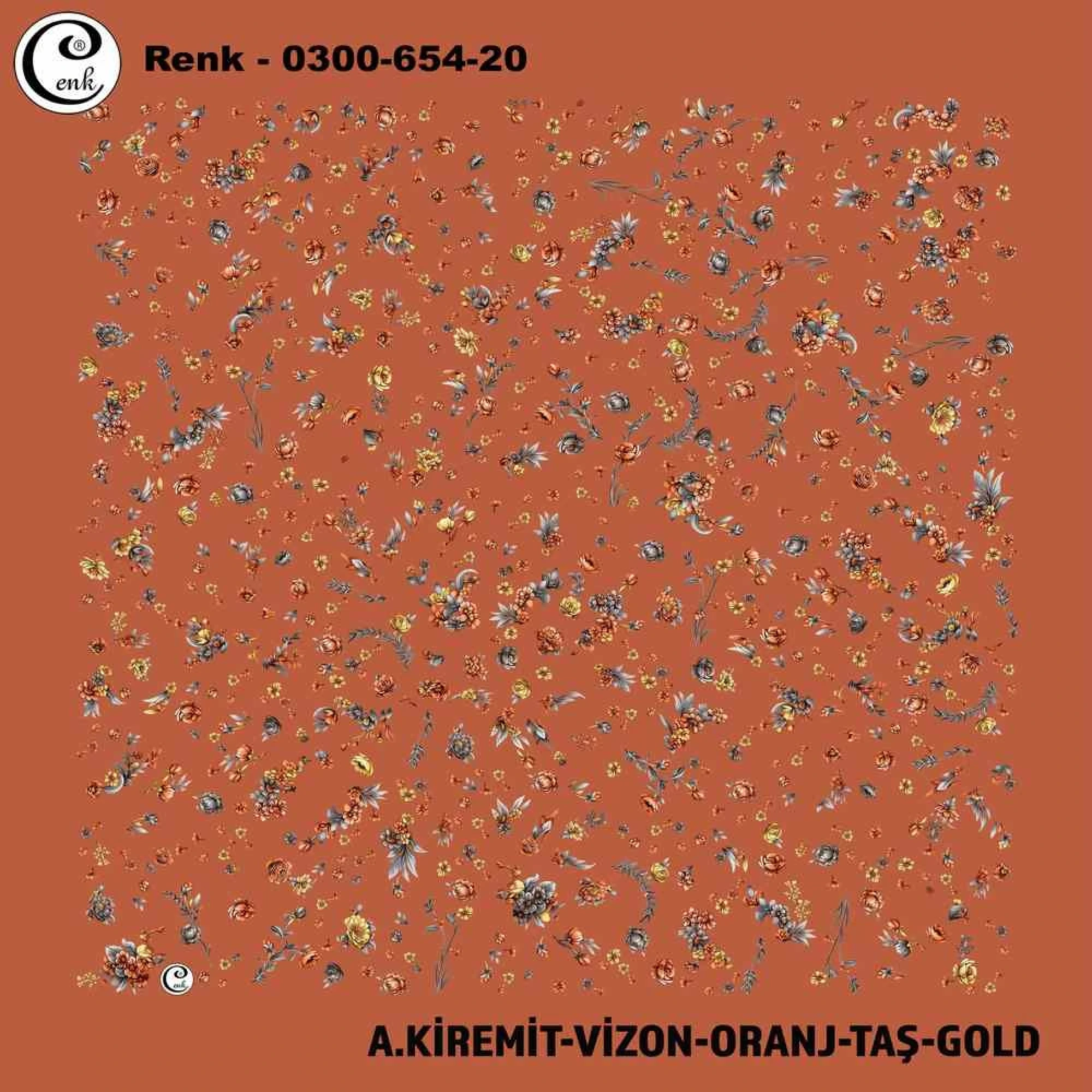 Cenk Desenli Oyalık Yazma 654-20
