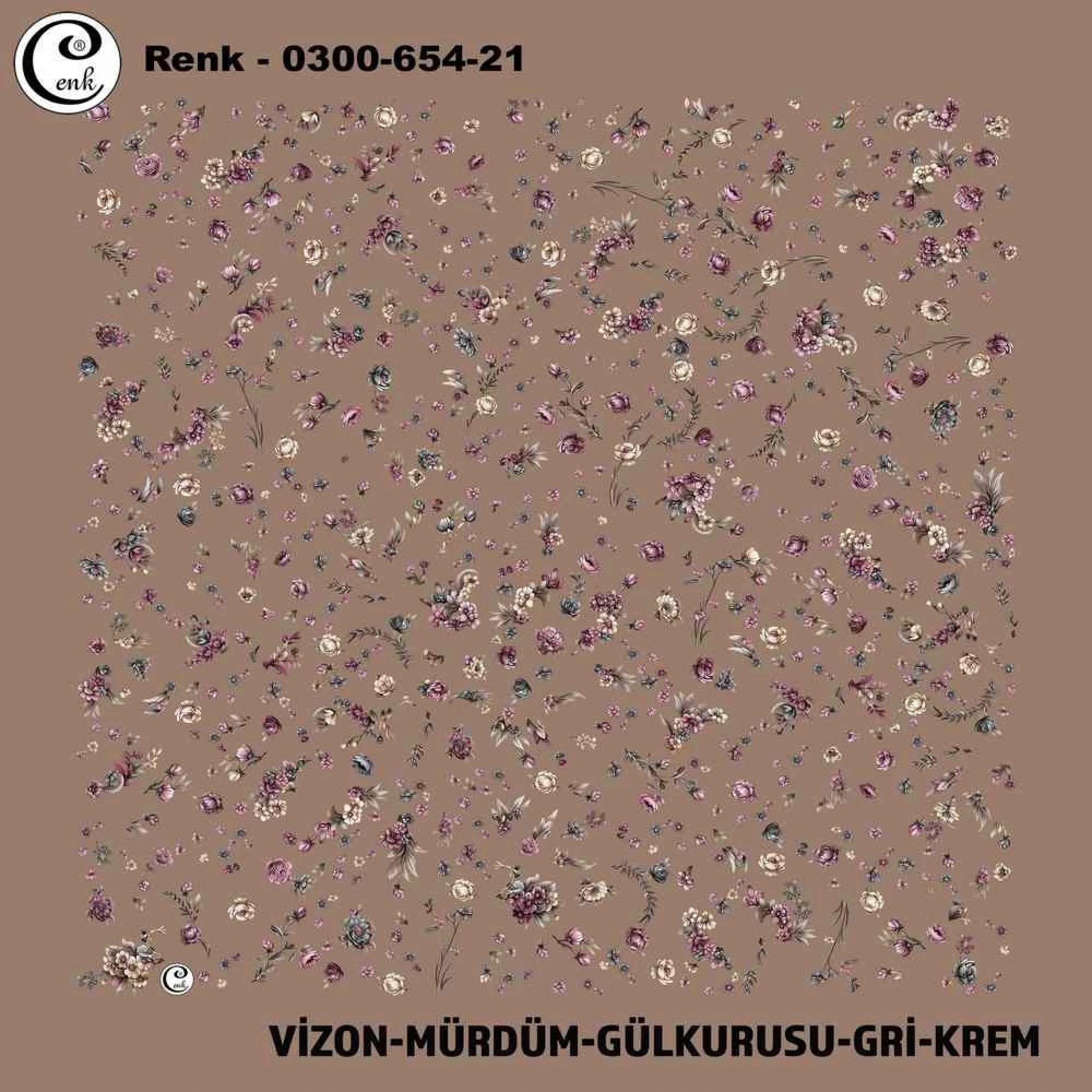 Cenk Desenli Oyalık Yazma 654-21