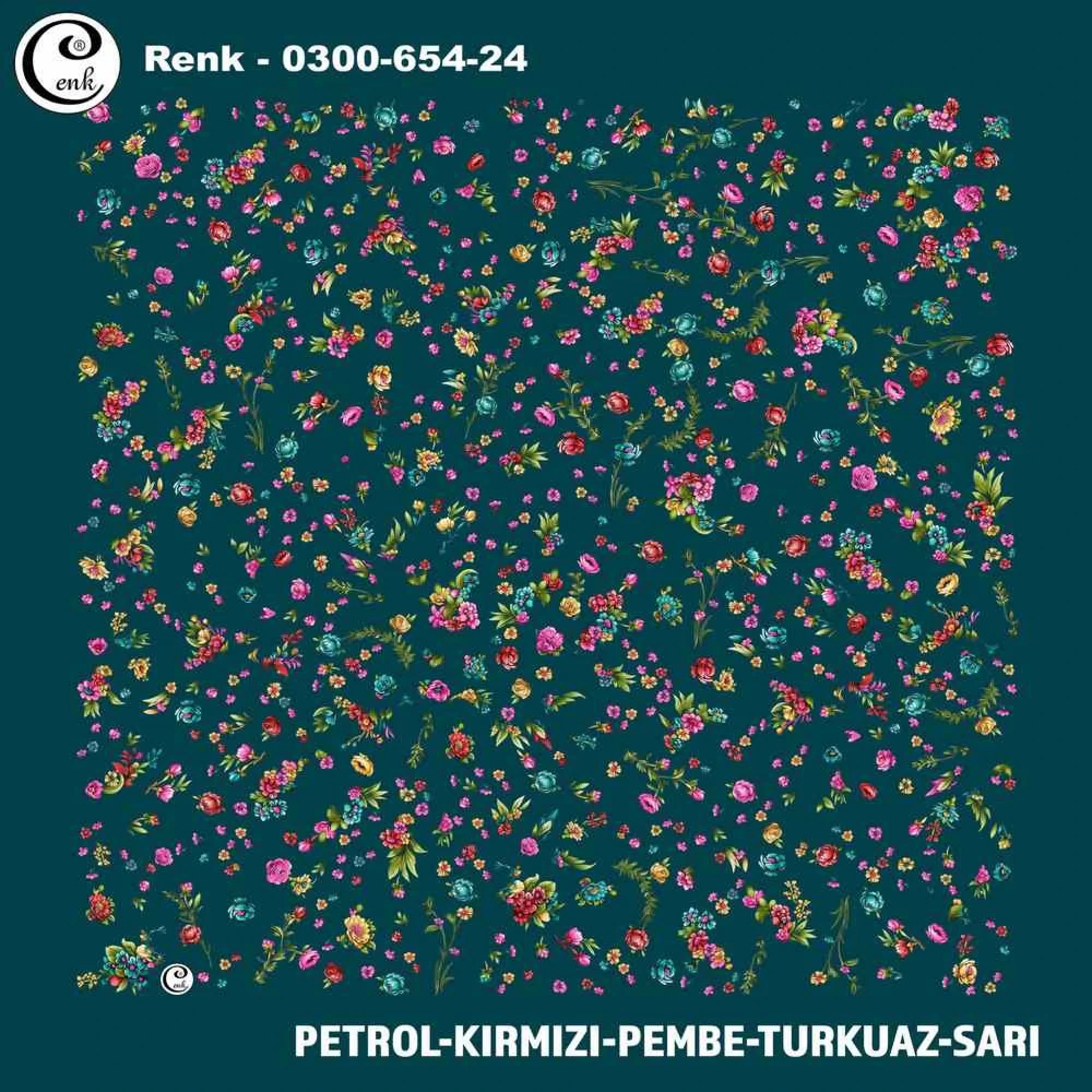 Cenk Desenli Oyalık Yazma 654-24