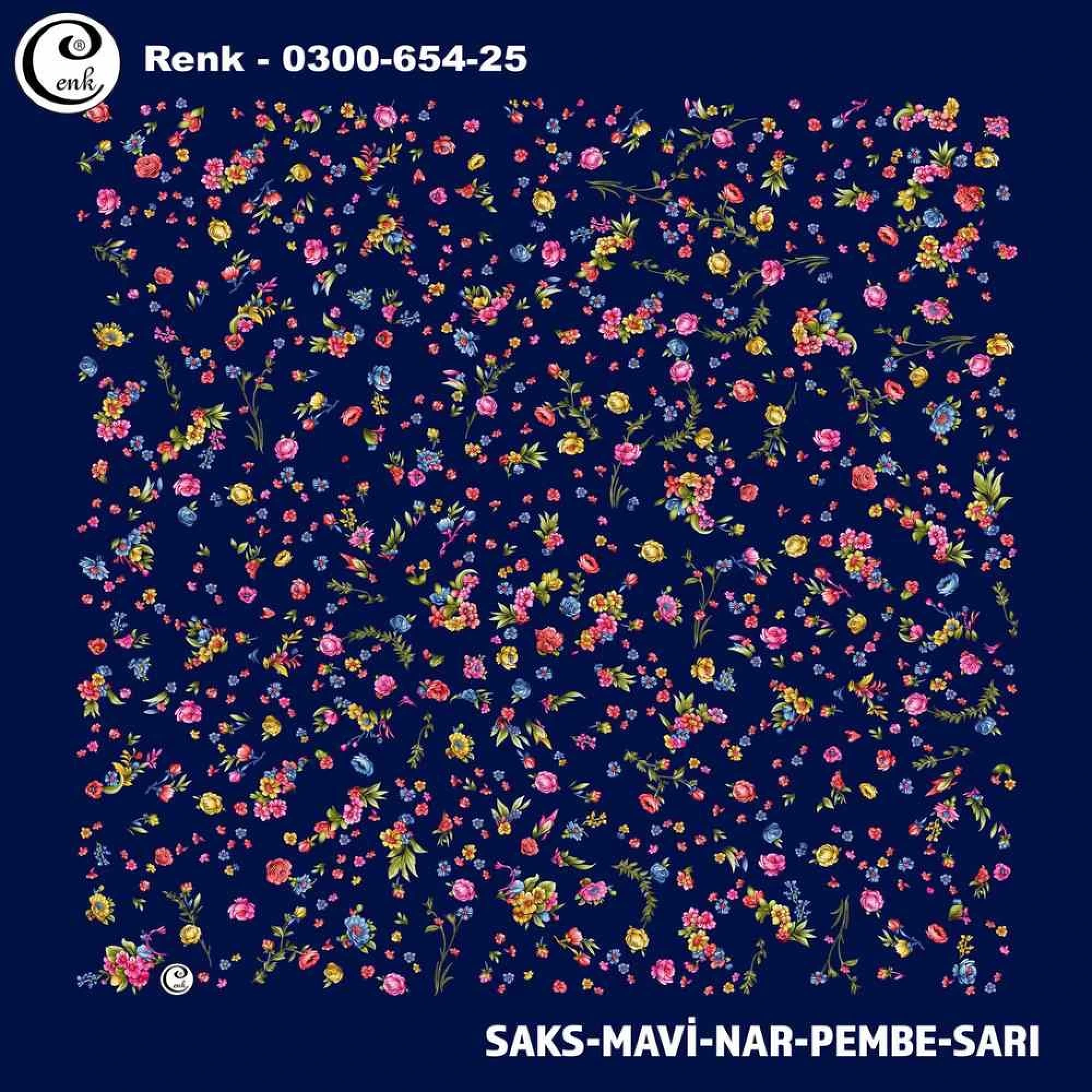 Cenk Desenli Oyalık Yazma 654-25