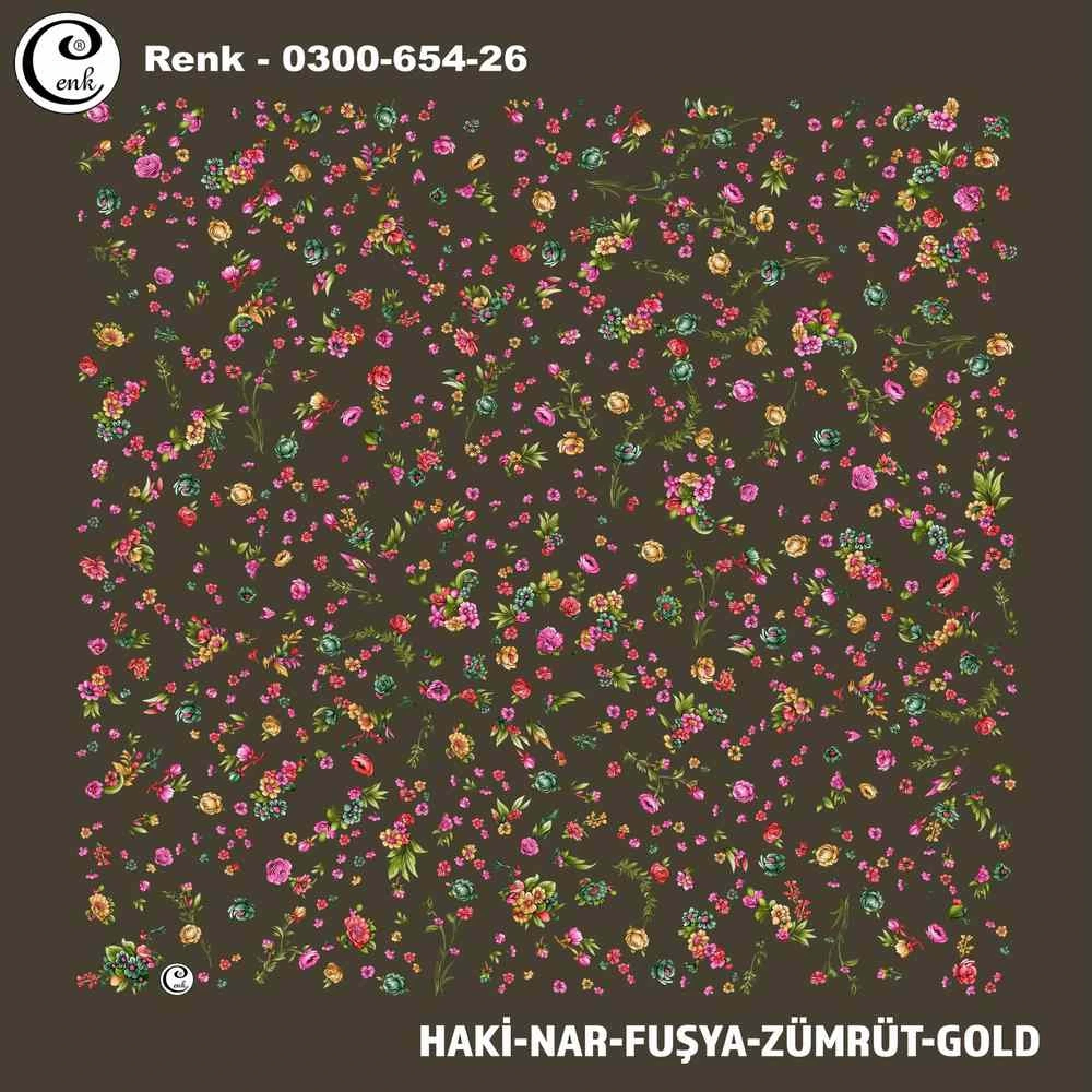 Cenk Desenli Oyalık Yazma 654-26