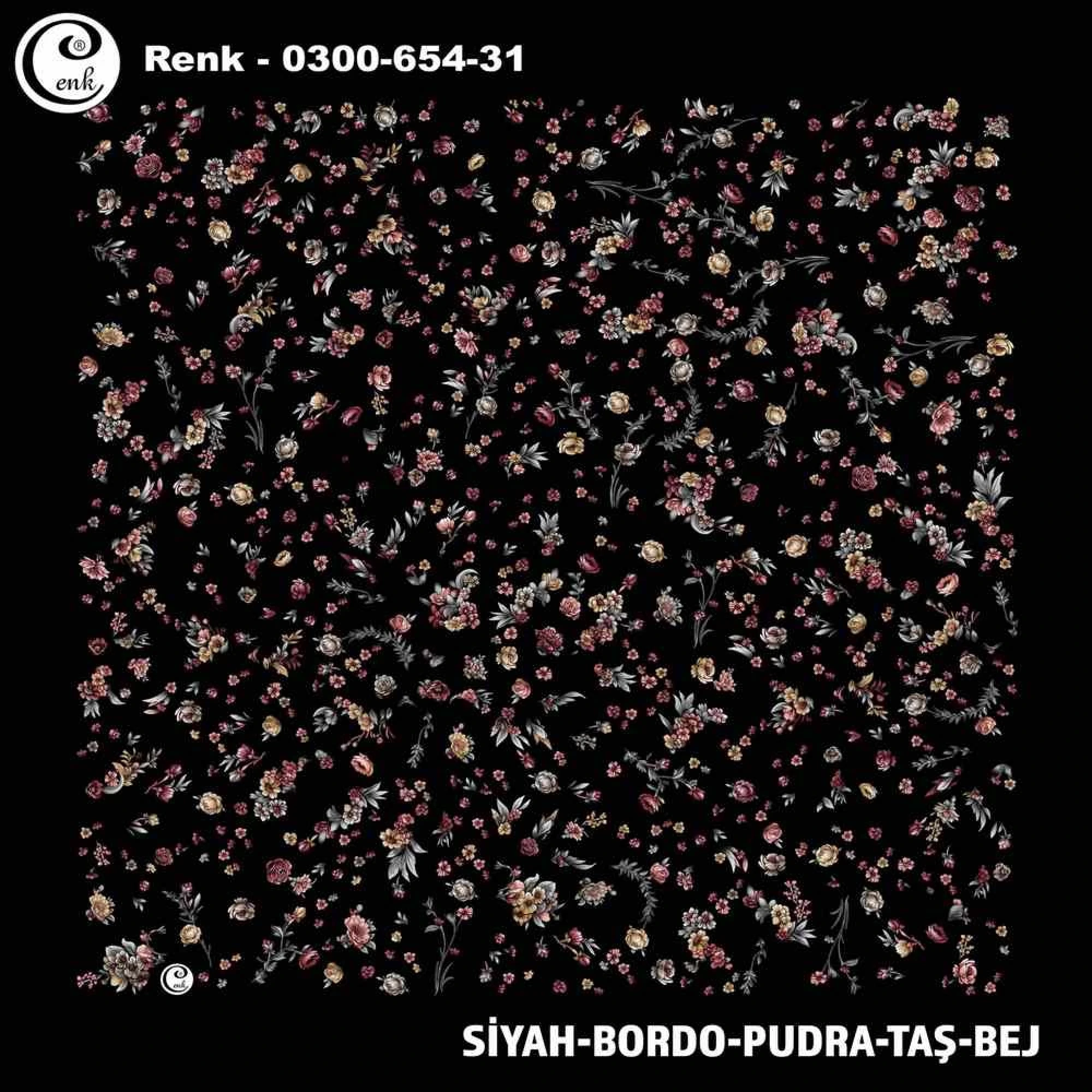 Cenk Desenli Oyalık Yazma 654-31