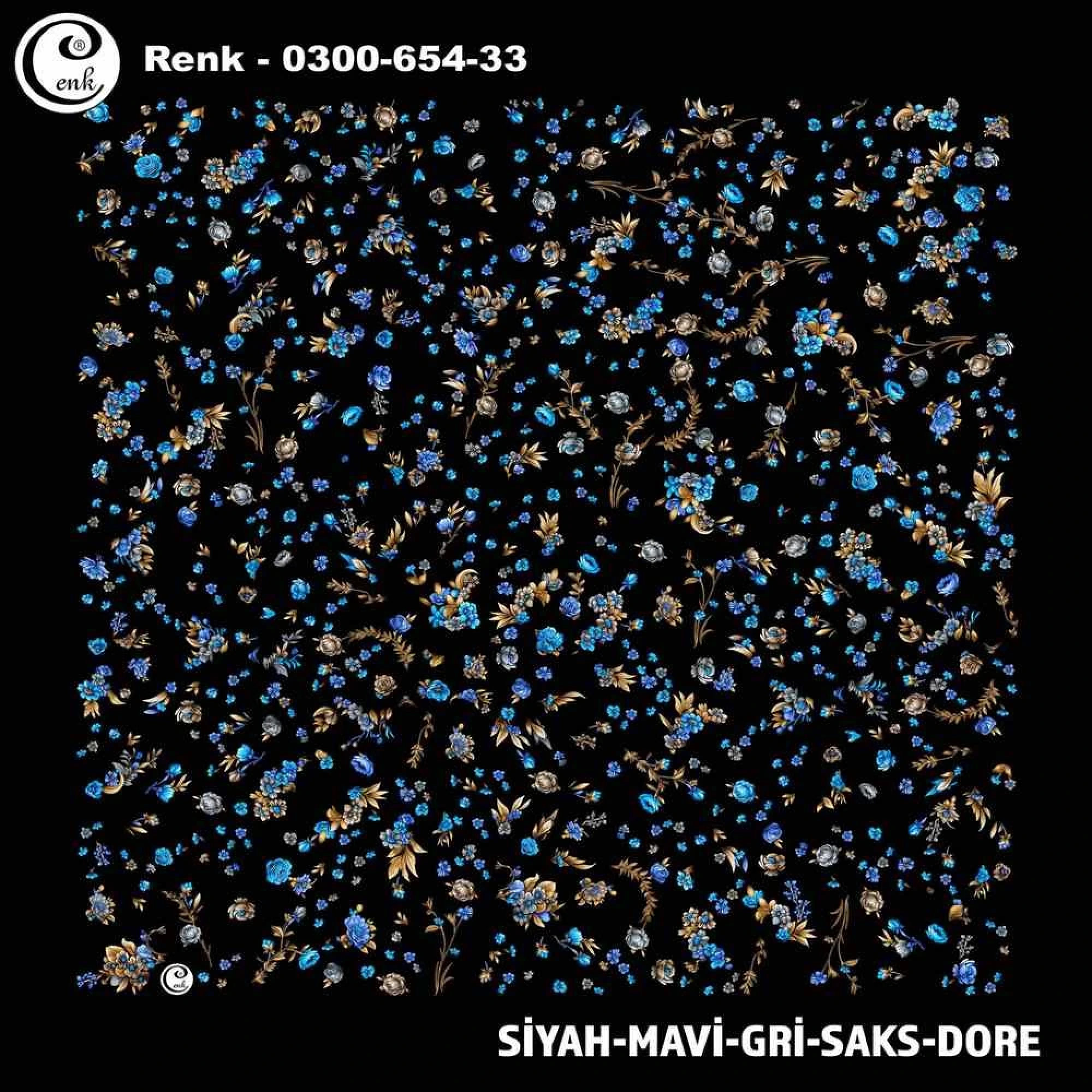 Cenk Desenli Oyalık Yazma 654-33