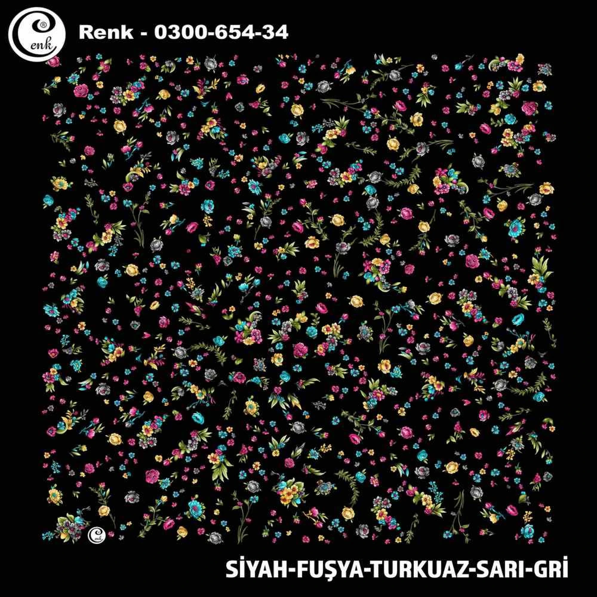 Cenk Desenli Oyalık Yazma 654-34
