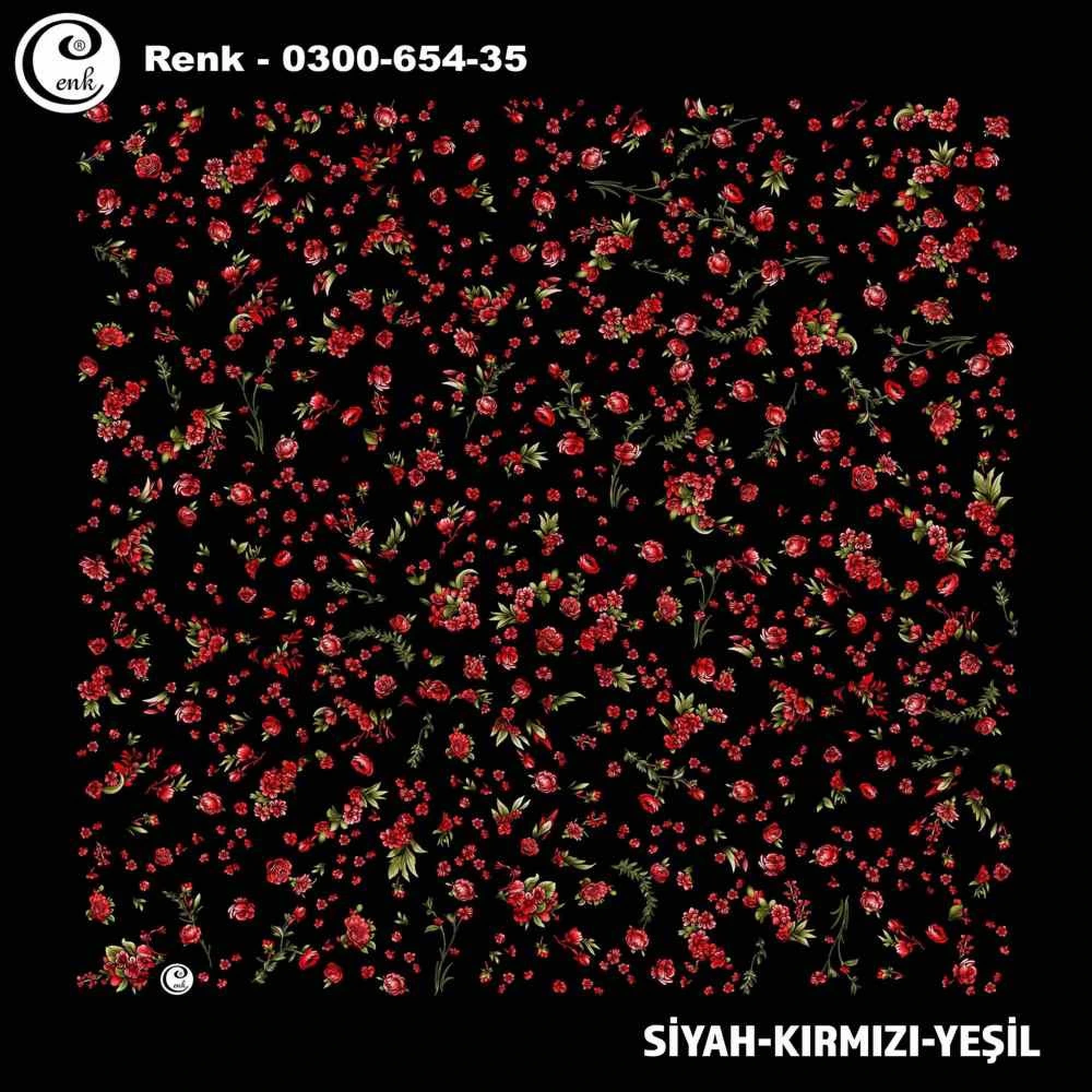 Cenk Desenli Oyalık Yazma 654-35
