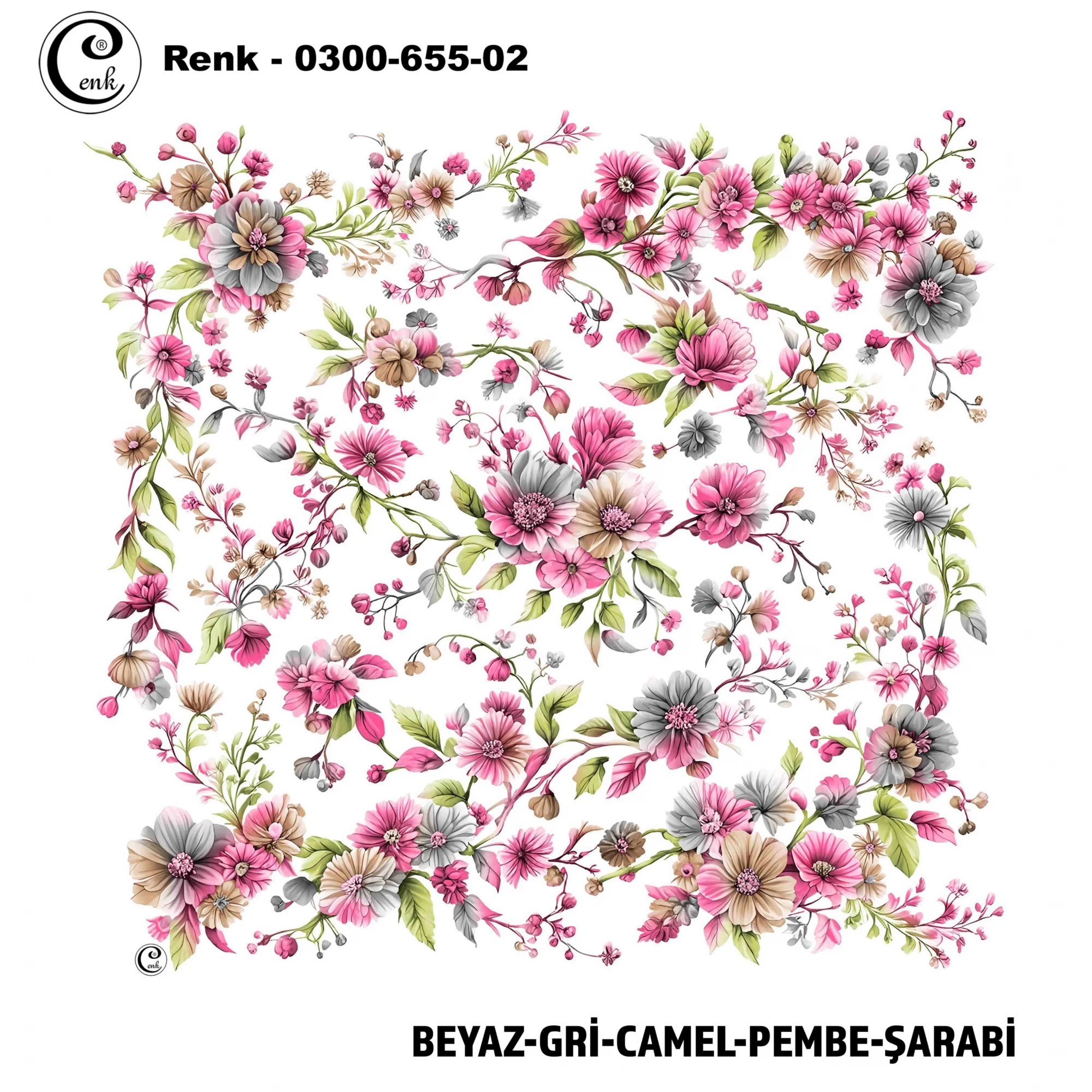 Cenk Desenli Oyalık Yazma 655-02