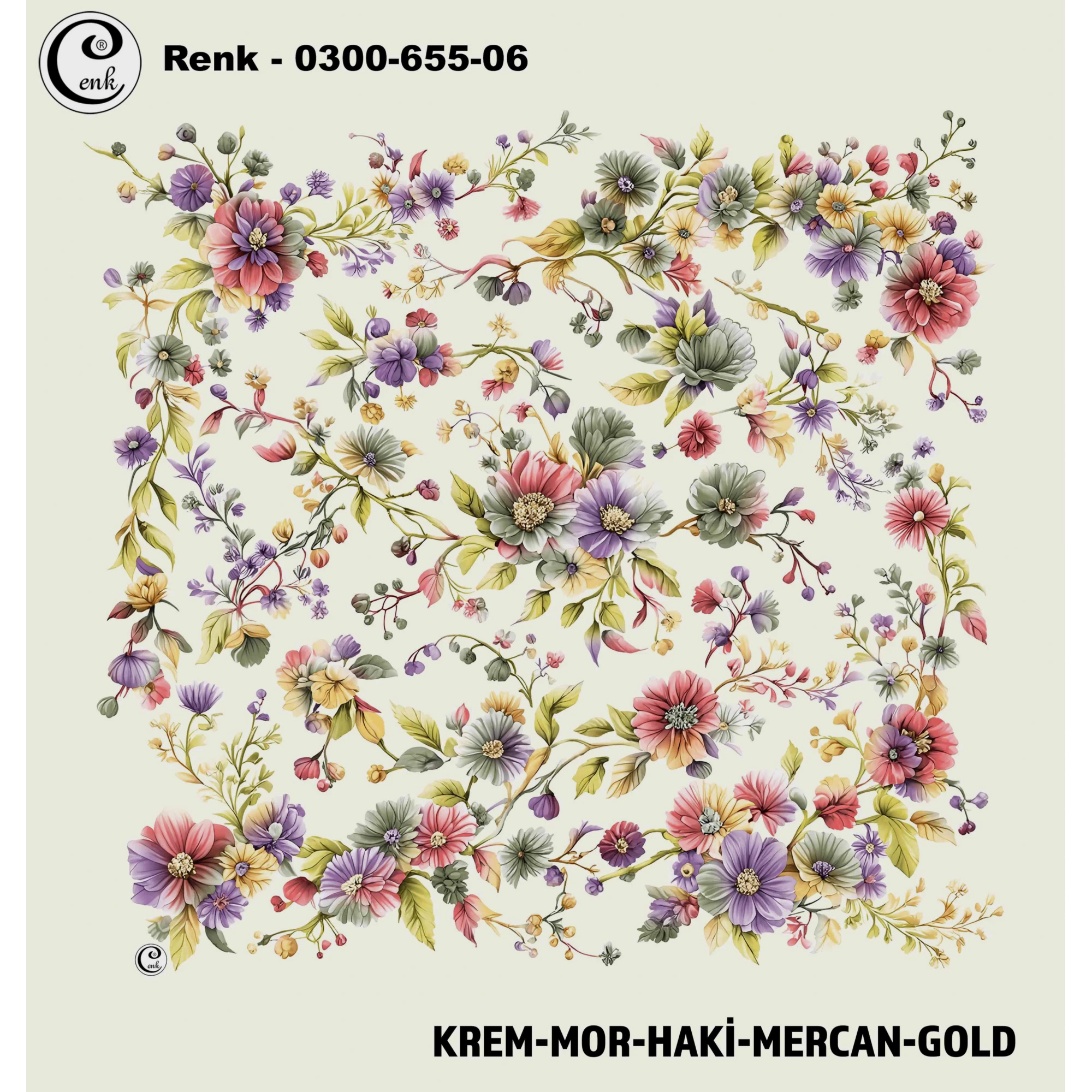 Cenk Desenli Oyalık Yazma 655-06