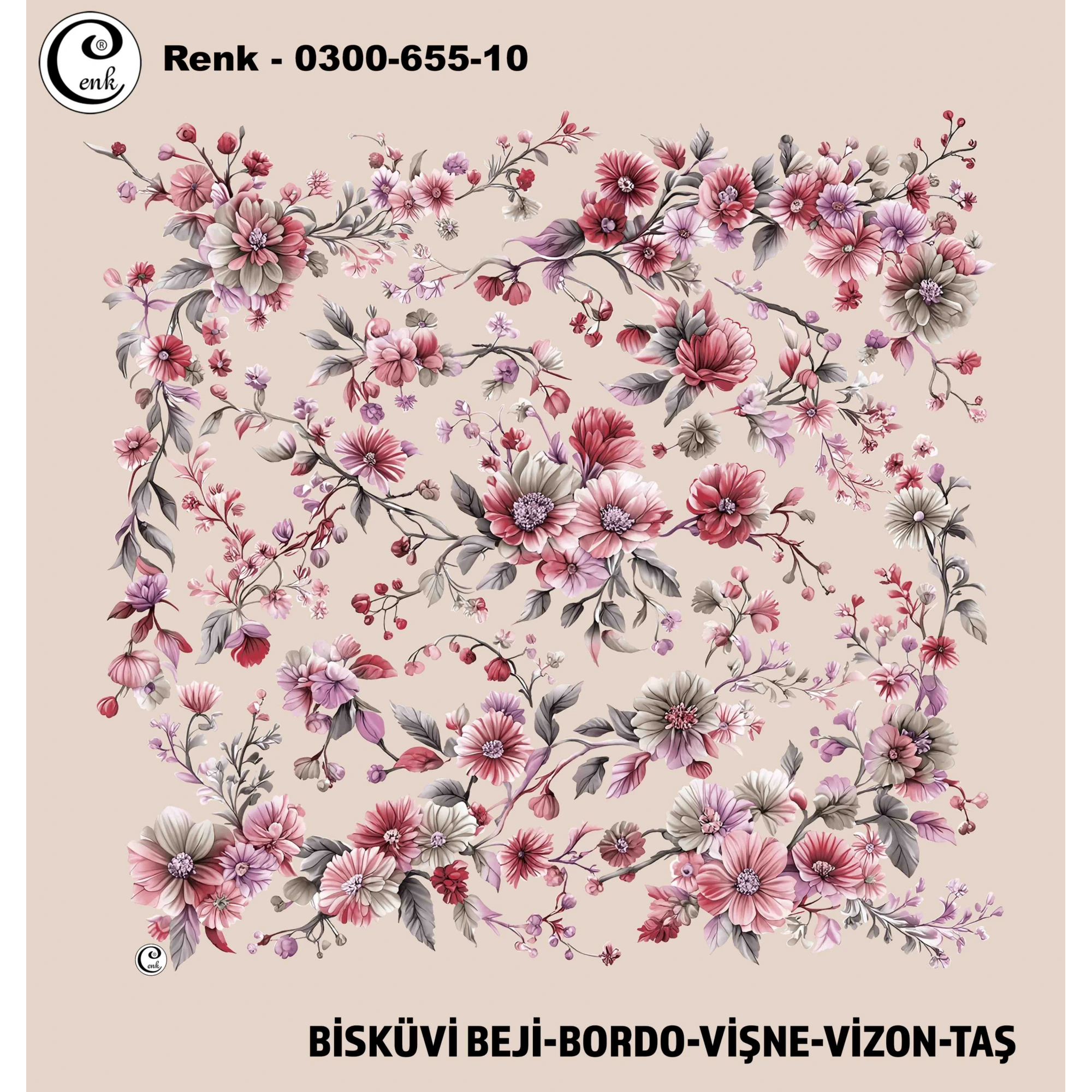 Cenk Desenli Oyalık Yazma 655-10
