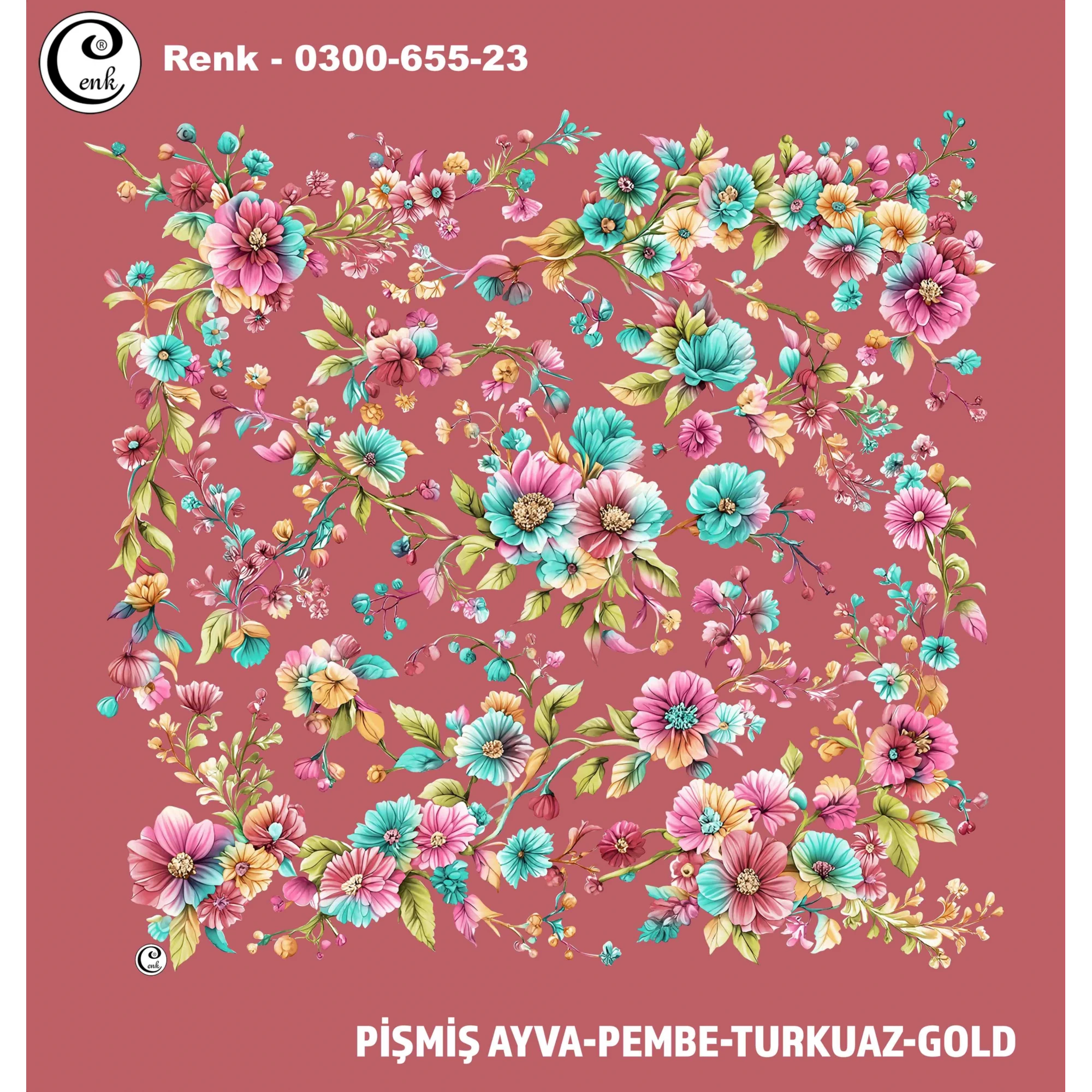 Cenk Desenli Oyalık Yazma 655-23